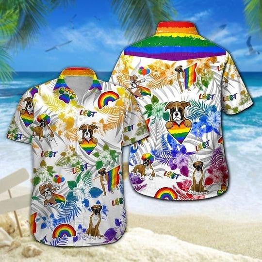 Boxer Lgbt Hawaiian Shirt | For Men & Women |