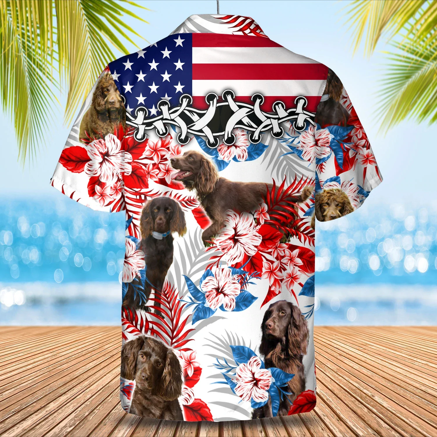 Boykin Spaniel Trendy Hawaiian Shirt, Dog Summer Aloha Shirt, Men Trendy Hawaiian Shirt, Women Trendy Hawaiian Shirt