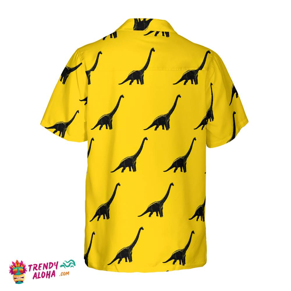 Brachiosaurus Dinosaur Hawaiian Shirt