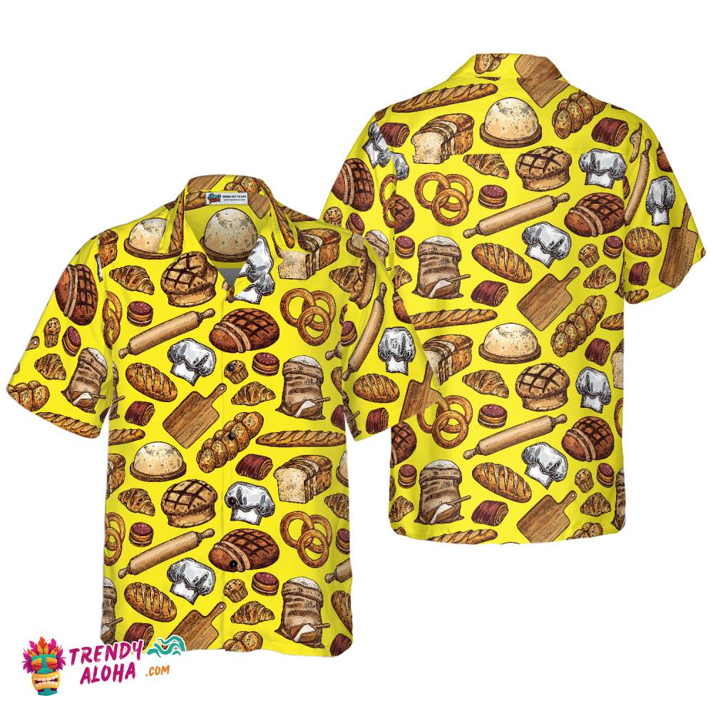 Bread And Pastry Food Hawaiian Shirt Bread And Pastry Food Hawaiian Shirt