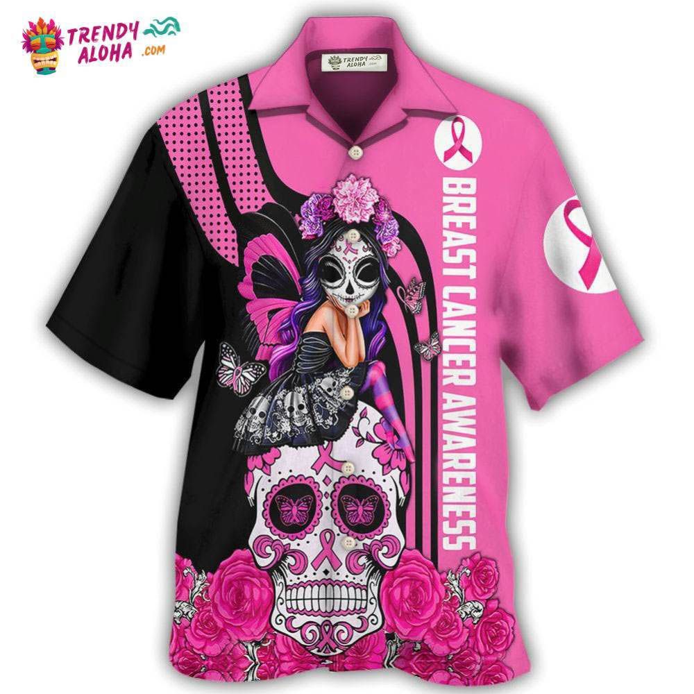 Breast Cancer Awareness Fight Like A Girl Breast Cancer Awareness Hawaiian Shirt – Trendy Aloha