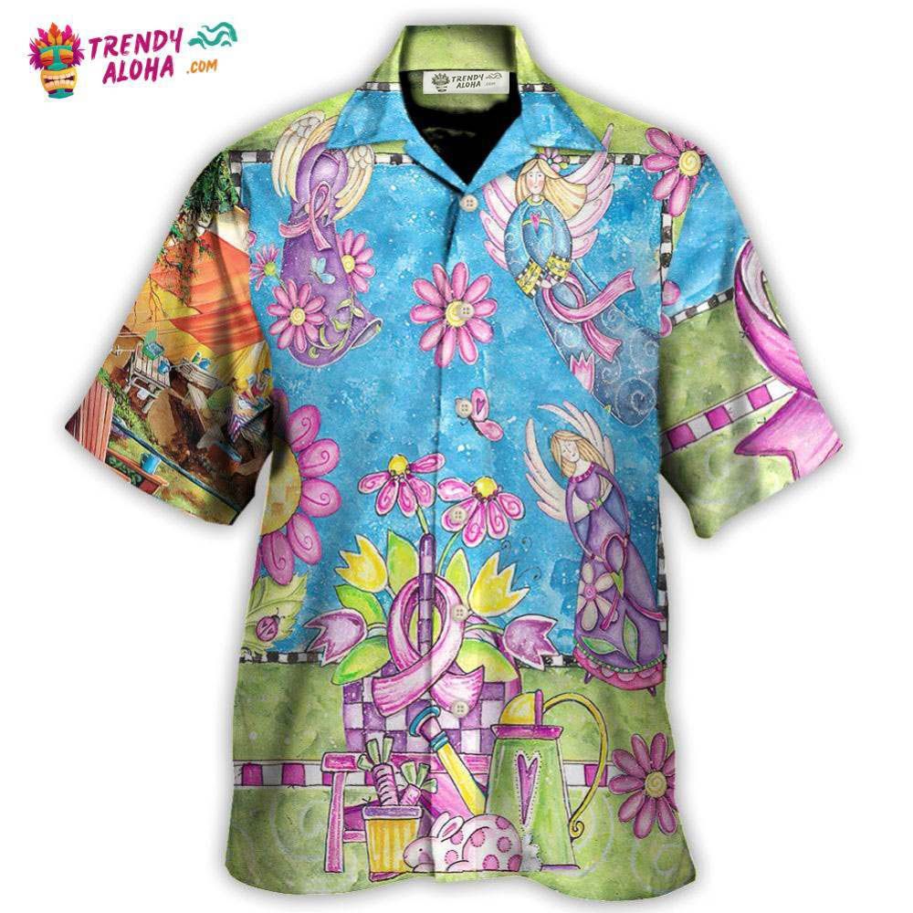 Breast Cancer Courage Angel With Pink Ribbon Hawaiian Shirt – Trendy Aloha Breast Cancer Courage Angel With Pink Ribbon Hawaiian Shirt – Trendy Aloha