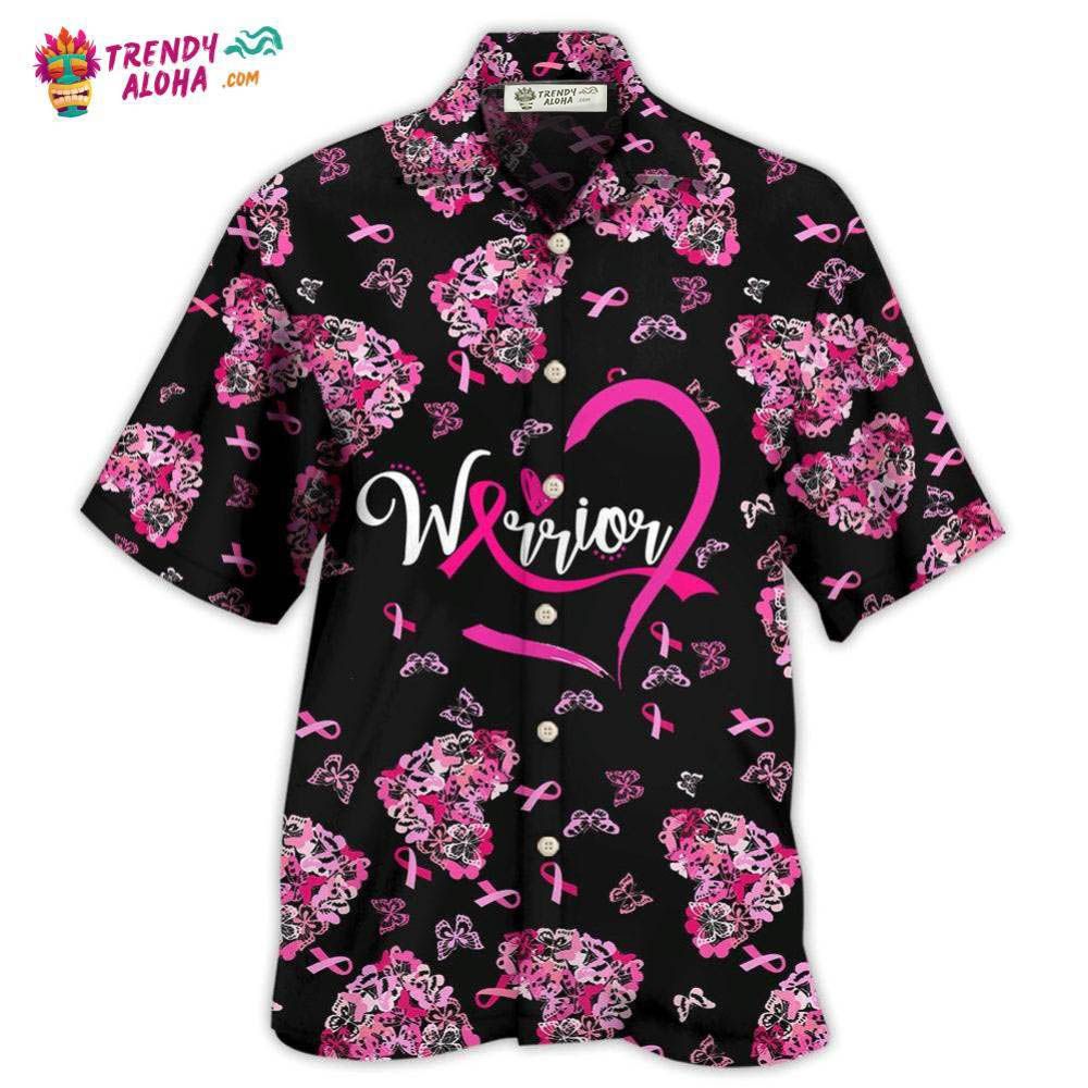 Breast Cancer Warrior Style Hawaiian Shirt – Trendy Aloha Breast Cancer Warrior Style Hawaiian Shirt – Trendy Aloha
