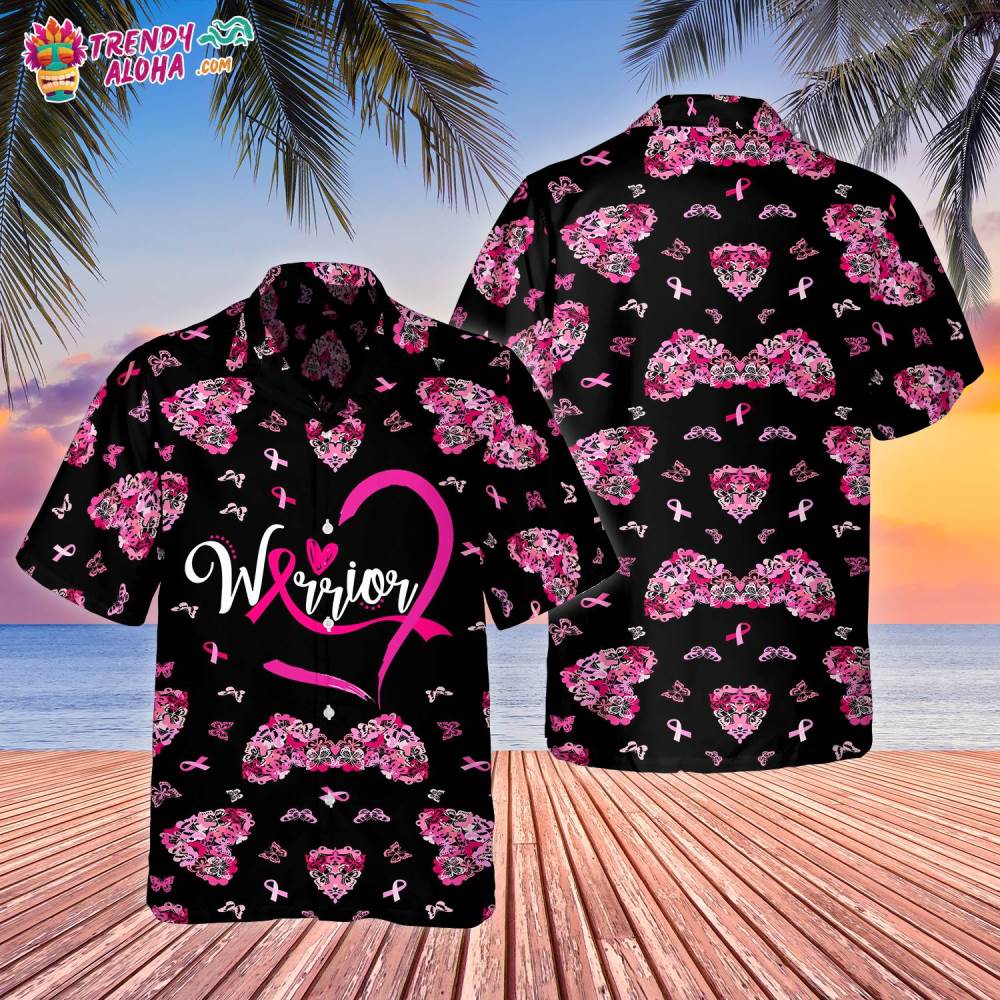 Breast Cancer Warrior Style Hawaiian Shirt – Trendy Aloha