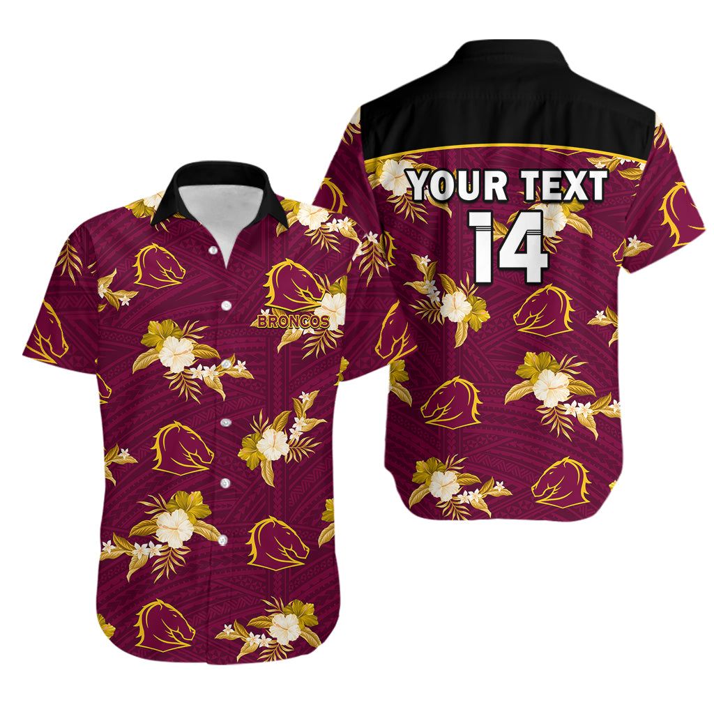 Brisbane Broncos 2023 NRL Hawaiian Personalized Fan Gear Theme