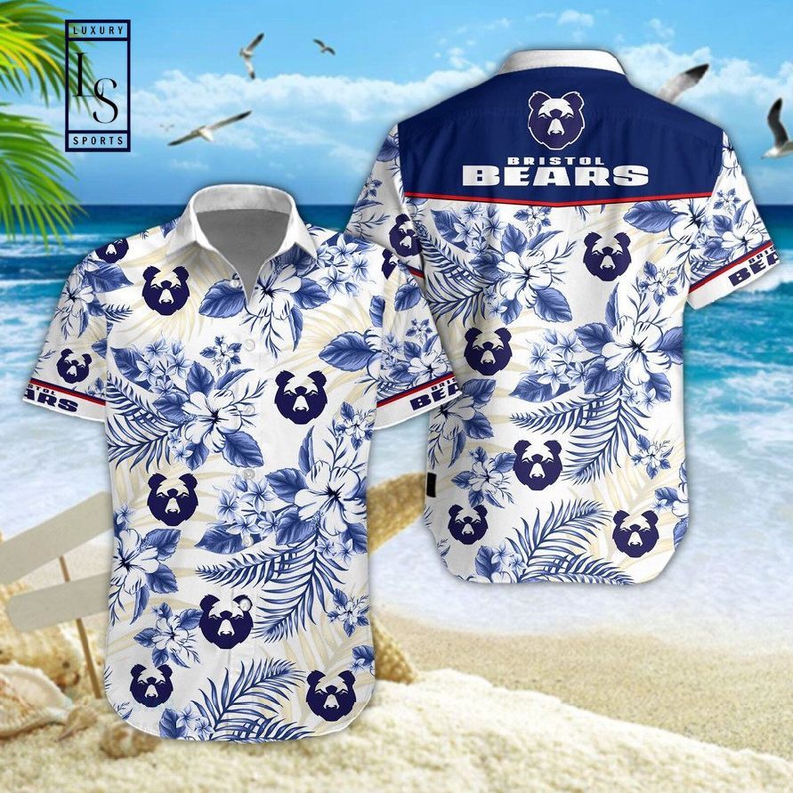 Bristol Bears Rugby Hawaiian Shirt