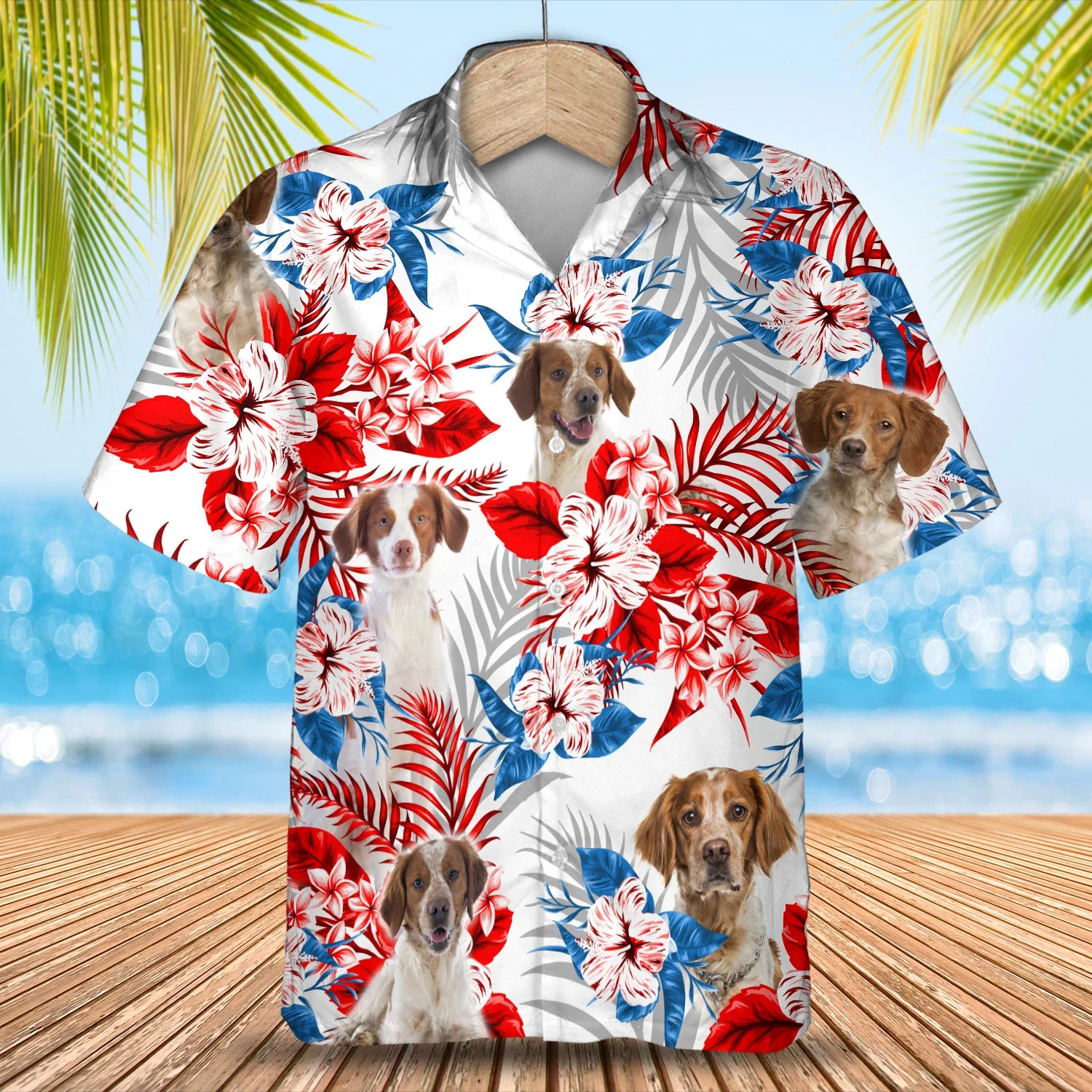 Brittany Flower Trendy Hawaiian Shirt, Summer Aloha Shirt, Men Trendy Hawaiian Shirt, Women Trendy Hawaiian Shirt Brittany Flower Trendy Hawaiian Shirt, Summer Aloha Shirt, Men Trendy Hawaiian Shirt, Women Trendy Hawaiian Shirt