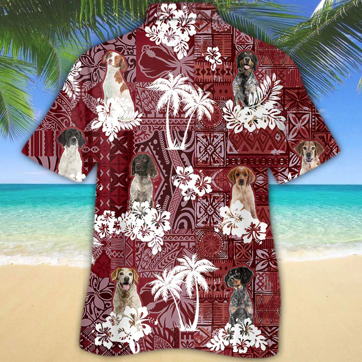 Brittany Spaniel Red Trendy Hawaiian Shirt, Gift For Dog Lover Shirts, Animal Summer Shirts, Trendy Hawaiian Shirt Men Brittany Spaniel Red Trendy Hawaiian Shirt, Gift For Dog Lover Shirts, Animal Summer Shirts, Trendy Hawaiian Shirt Men