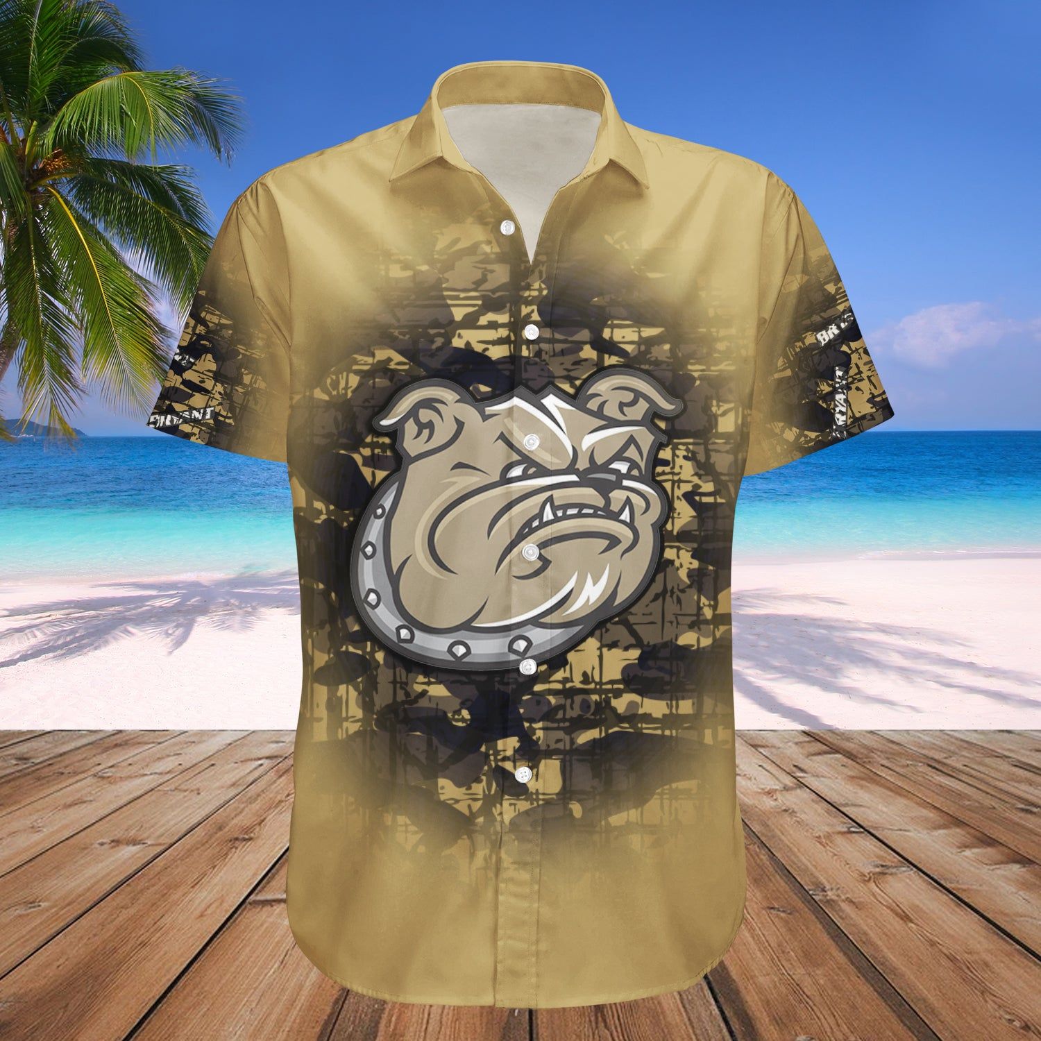 Bryant Bulldogs Hawaii Shirt Camouflage Vintage – NCAA