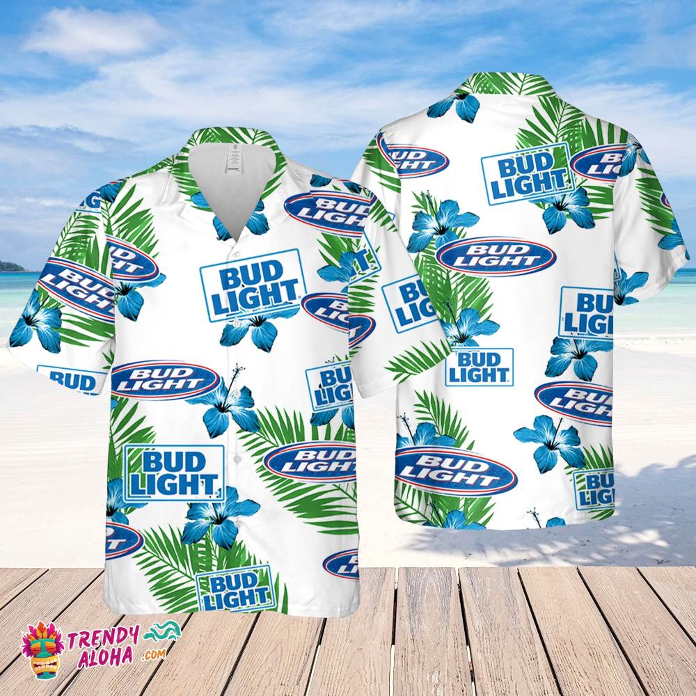 Bud Light Hawaiian Hibiscus Flower Pattern,Tropical Beach Shirt, Hawaiian Flower Shirt, Hawaiian Beer Shirt Bud Light Hawaiian Hibiscus Flower Pattern,Tropical Beach Shirt, Hawaiian Flower Shirt, Hawaiian Beer Shirt