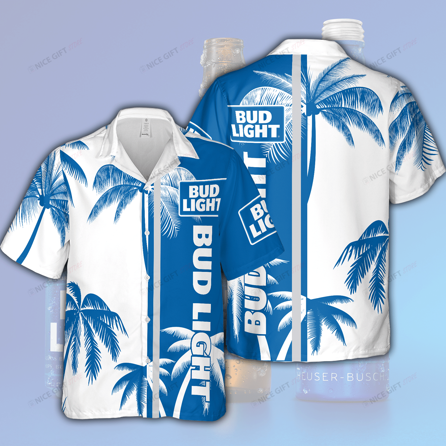 Bud Light Hawaiian Shirt Timeless Island Wear