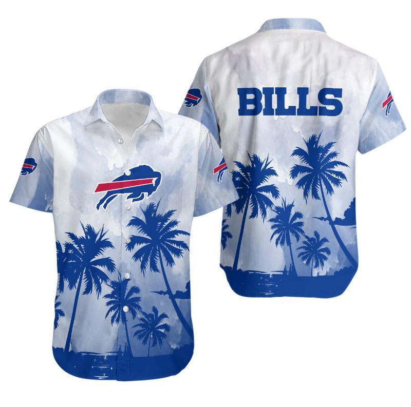 Buffalo Bills Coconut Trees NFL Hawaiian Shirt: Graphic Print, Perfect Gift for Fans
