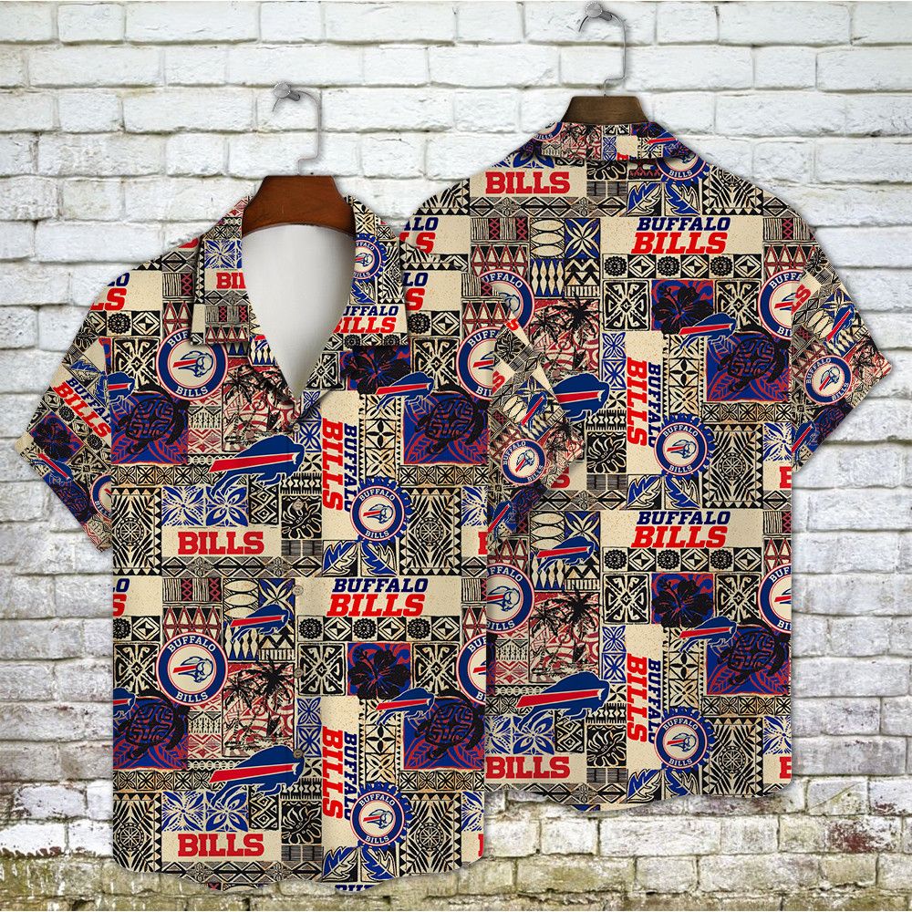 Buffalo Bills Exclusive Design on Hawaiian Shirt