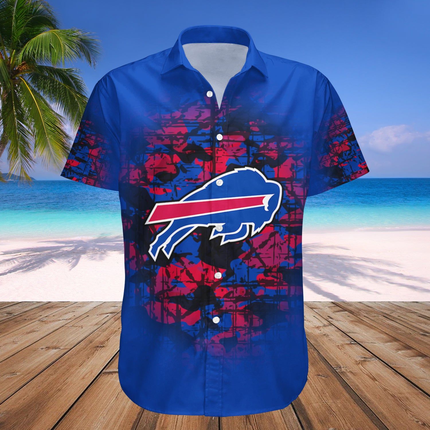 Buffalo Bills Hawaii Shirt Camouflage Vintage – NFL