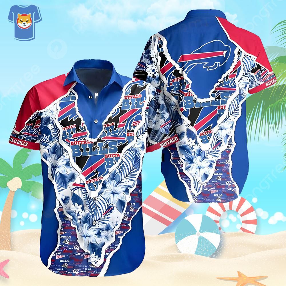 Buffalo Bills Hawaiian Shirt Fathers Day Gift For Beach Lovers