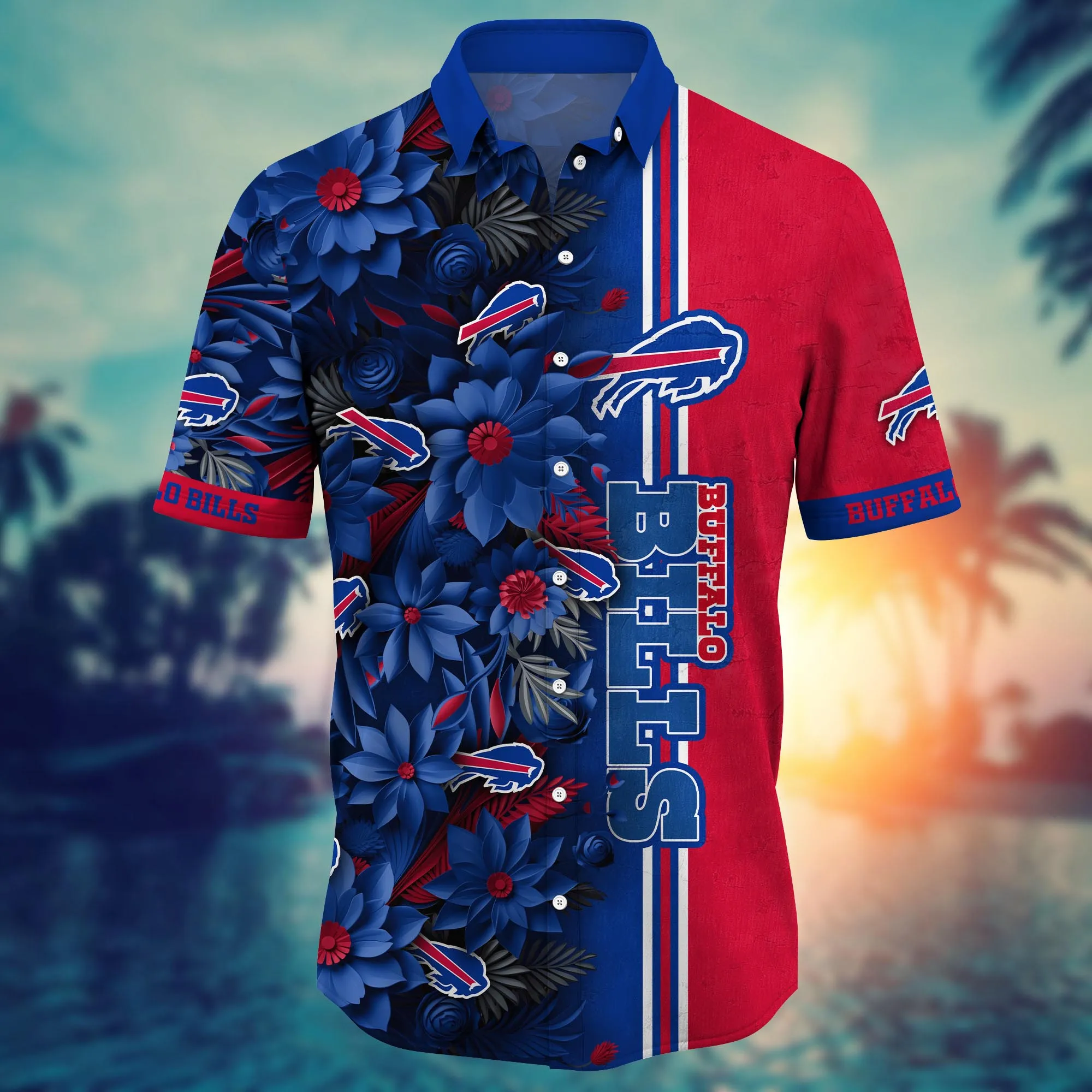 Buffalo Bills NFL Hawaiian Shirt Custom Lush Greenery Aloha Shirt