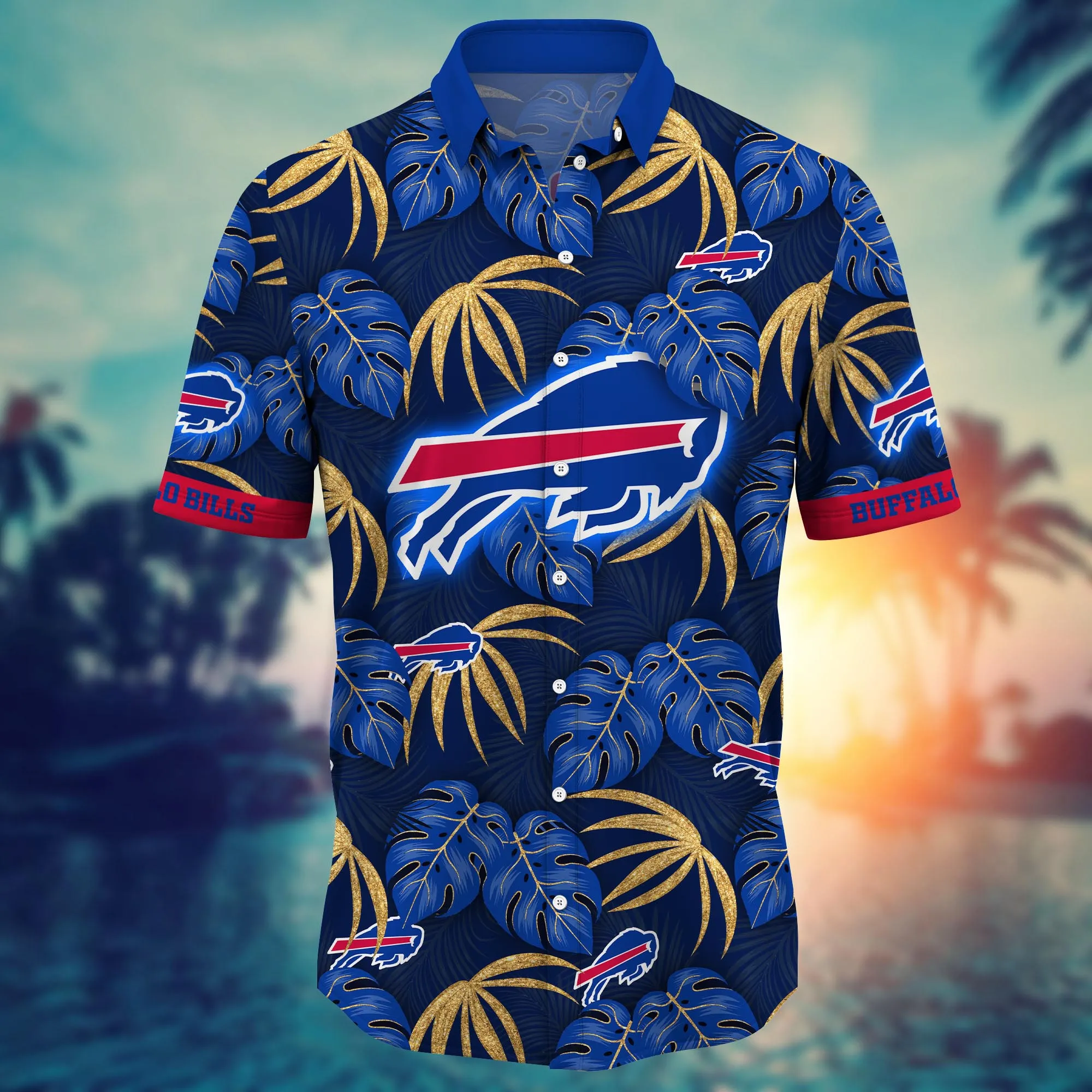 Buffalo Bills NFL Hawaiian Shirt Flip Flops Aloha Shirt