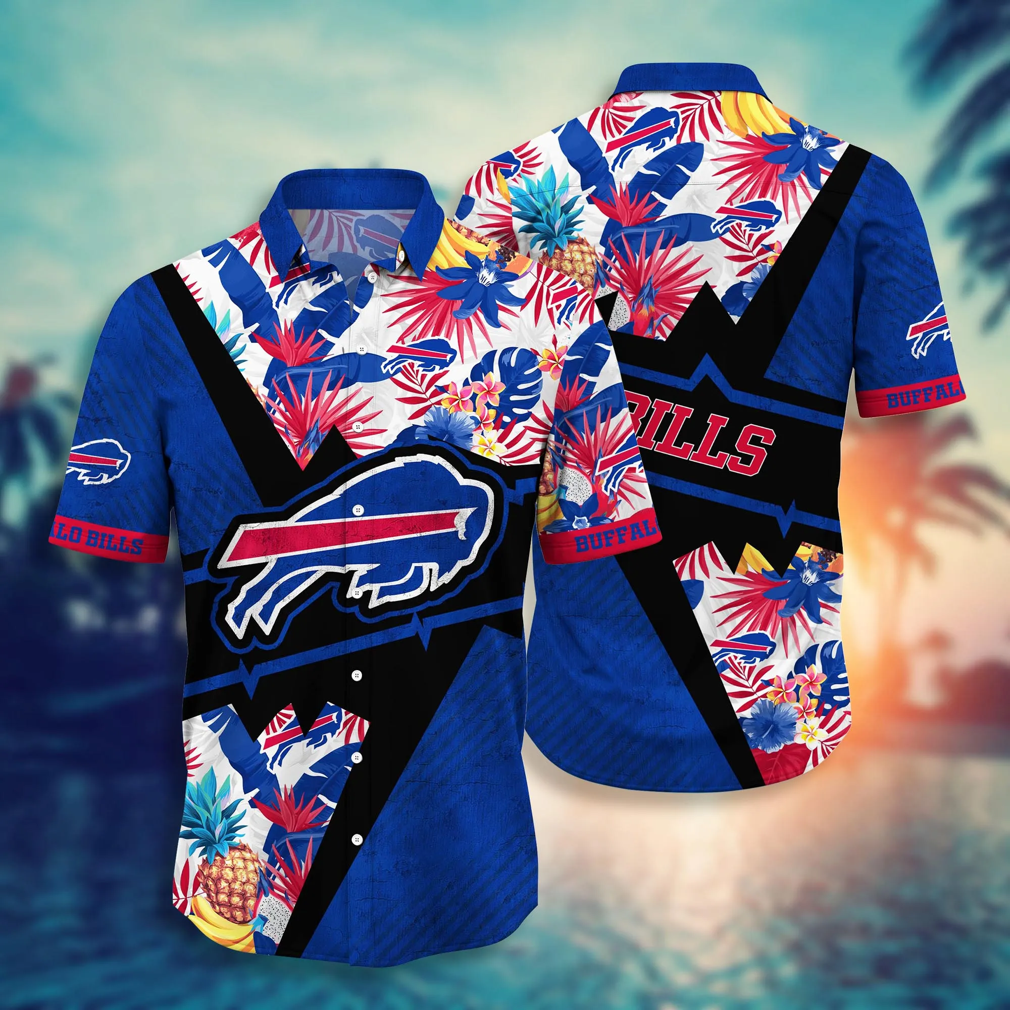 Buffalo Bills NFL Hawaiian Shirt Getaways Aloha Shirt