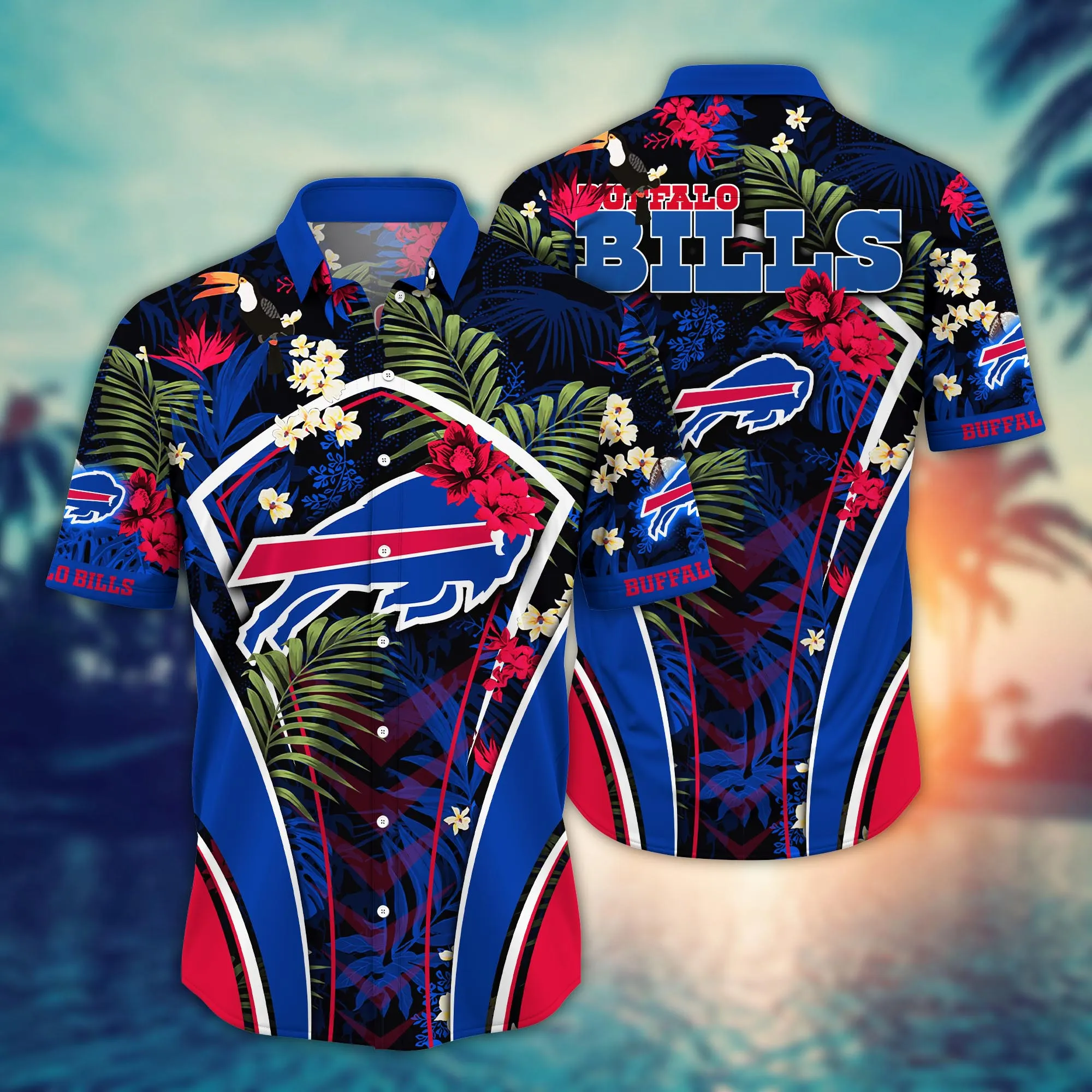 Buffalo Bills NFL Hawaiian Shirt Leisure Aloha Shirt