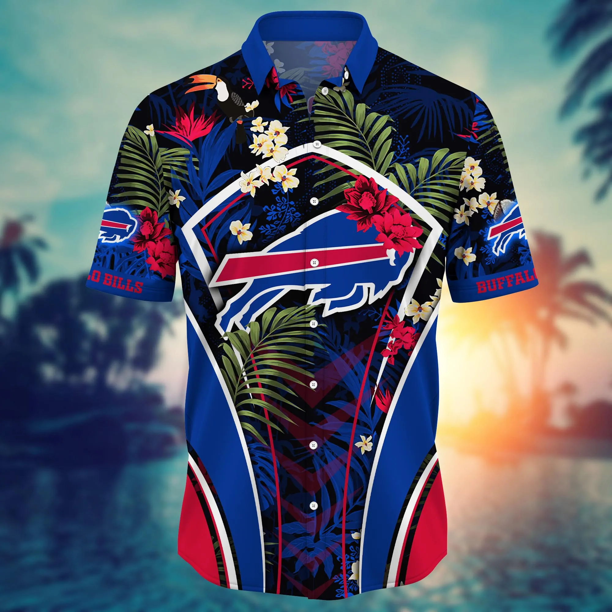 Buffalo Bills NFL Hawaiian Shirt Leisure Aloha Shirt