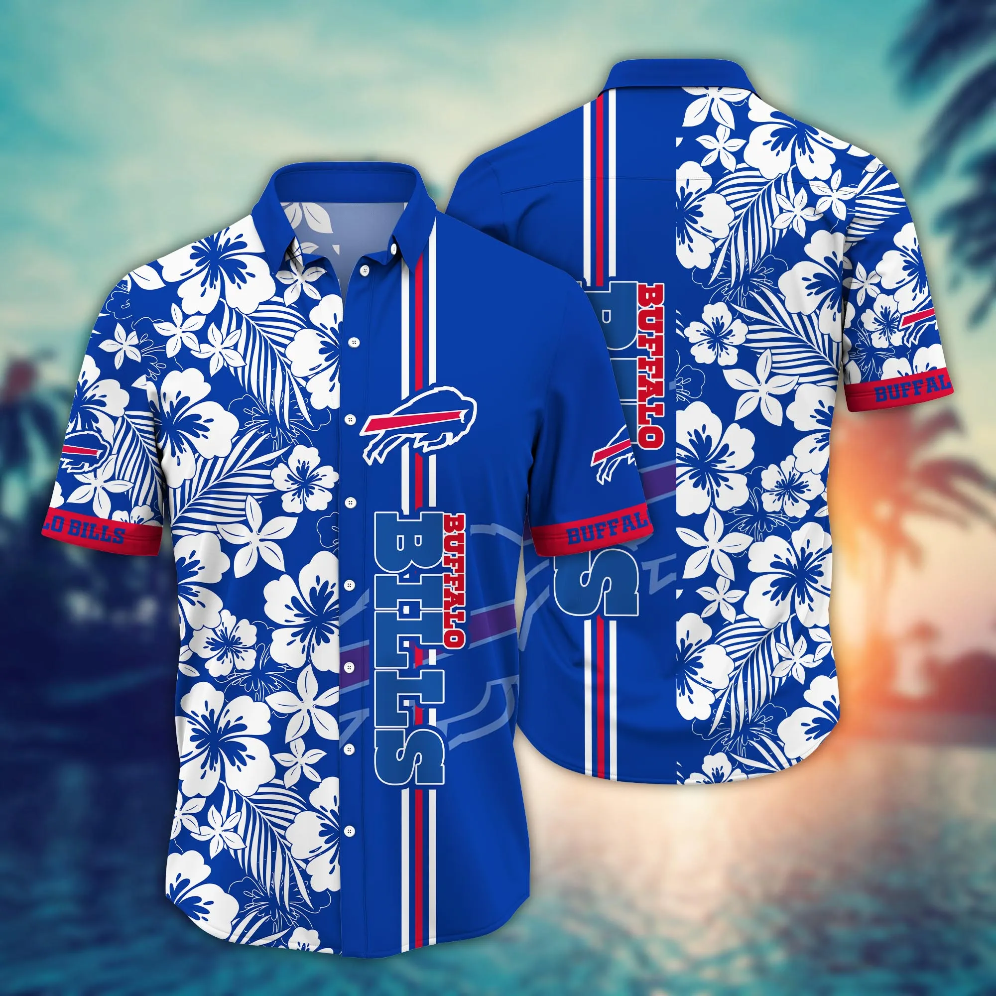 Buffalo Bills NFL Hawaiian Shirt Summer Campstime Aloha Shirt