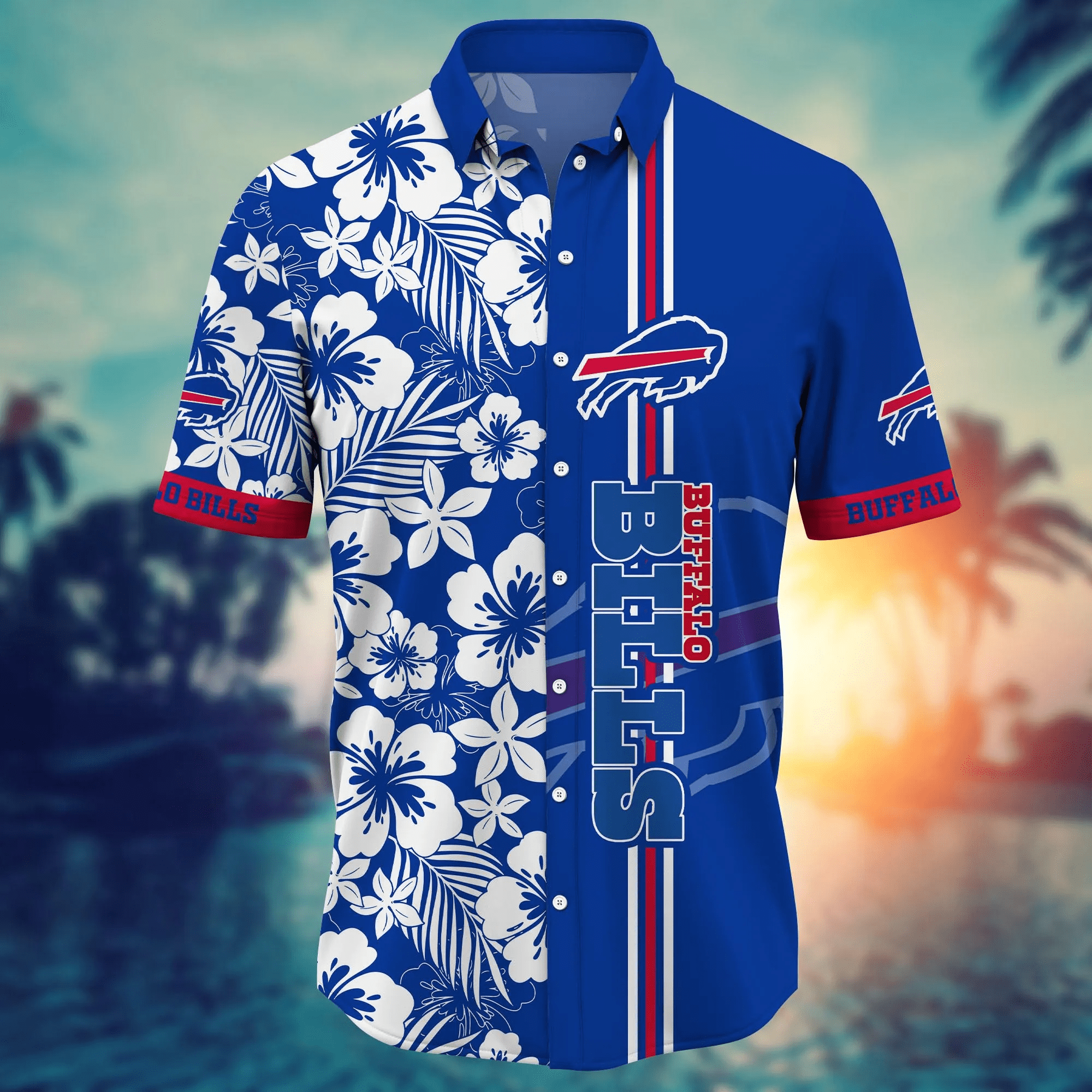 Buffalo Bills NFL Hawaiian Shirt Summer Campstime Aloha Shirt