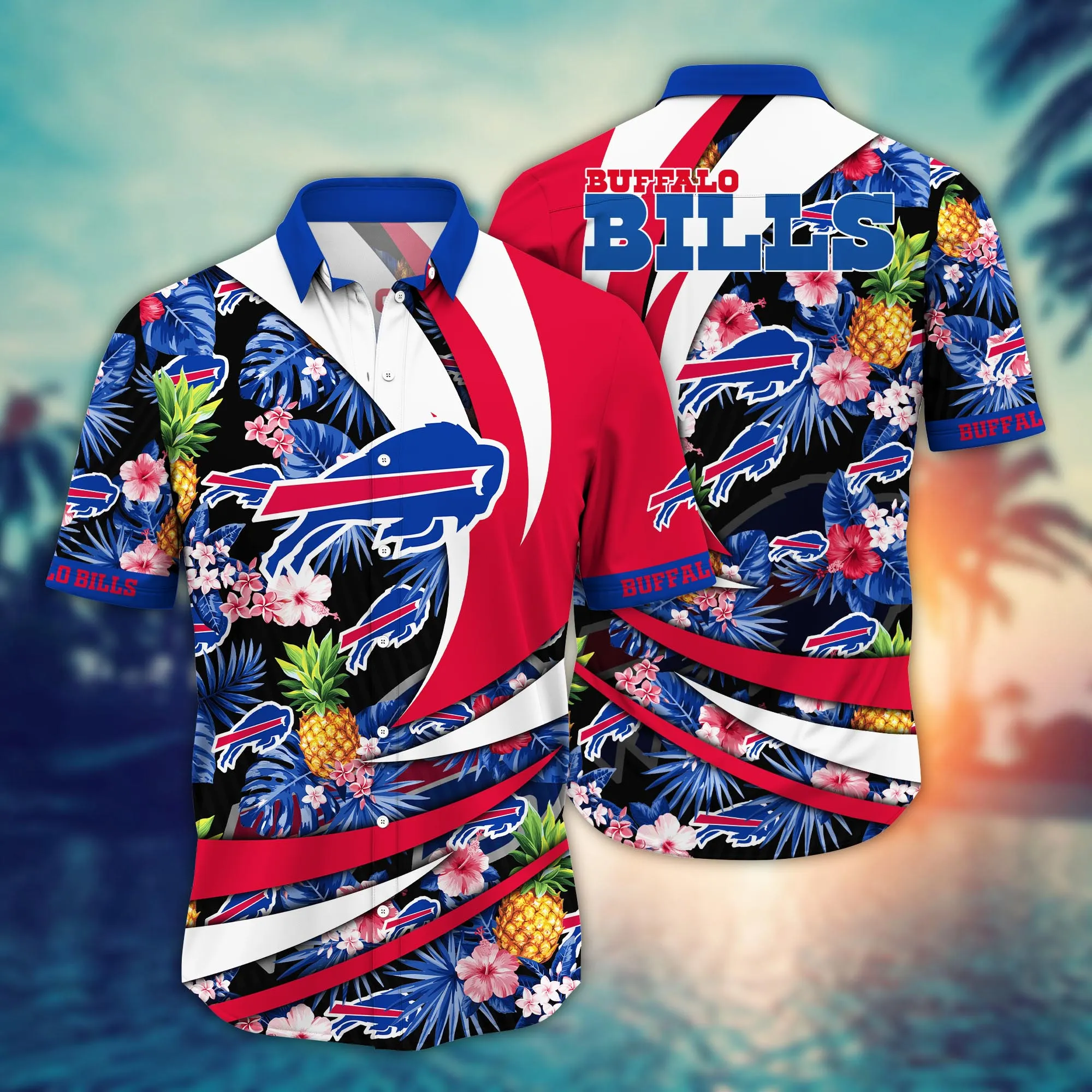 Buffalo Bills NFL Hawaiian Shirt Swimsuits Aloha Shirt