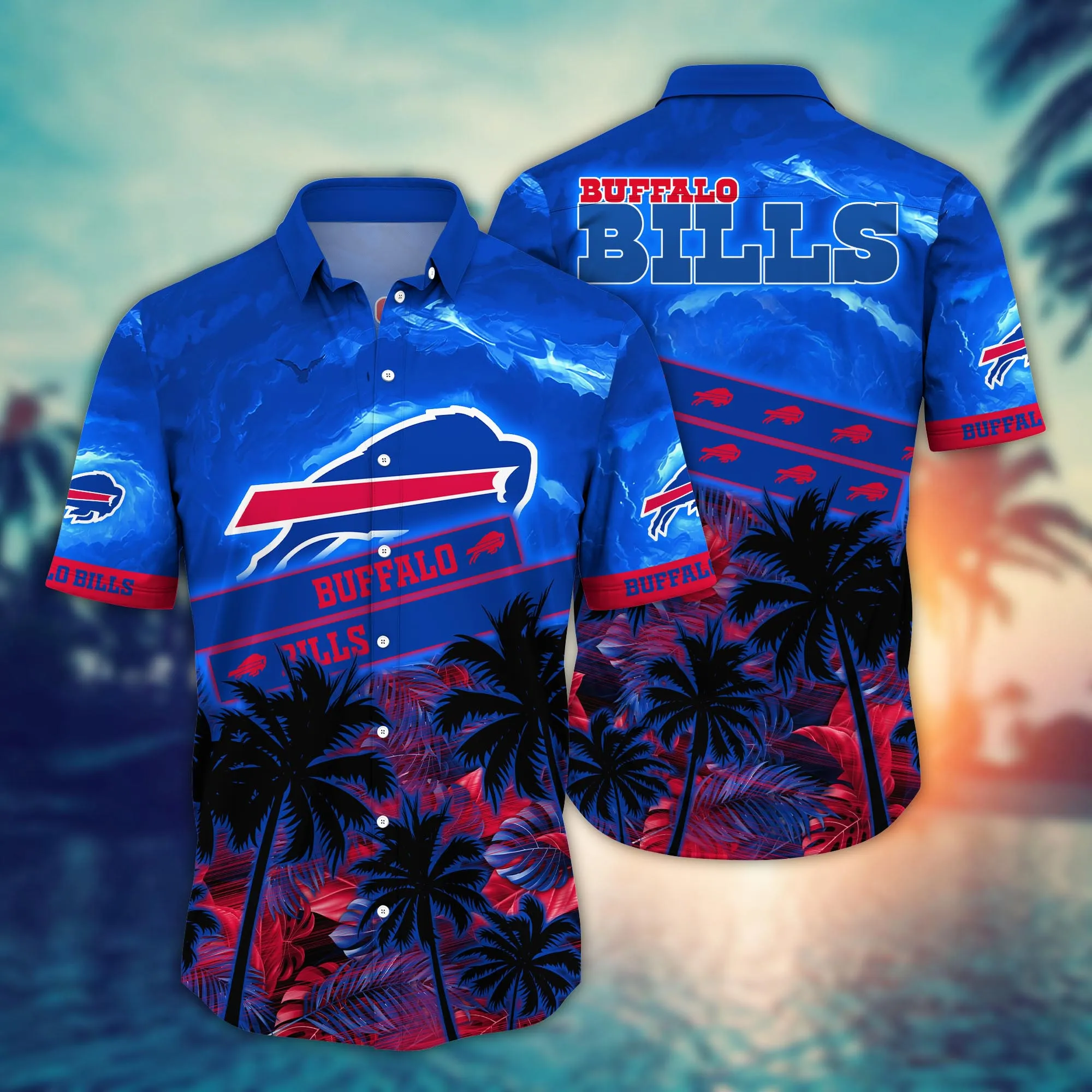 Buffalo Bills NFL Hawaiian Shirt Tropical Aloha Shirt
