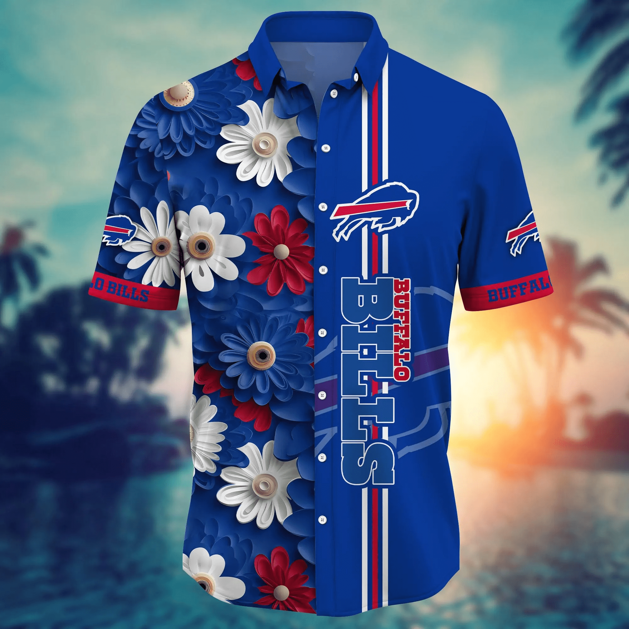 Buffalo Bills NFL Hawaiian Shirt Vacation Spots Aloha Shirt