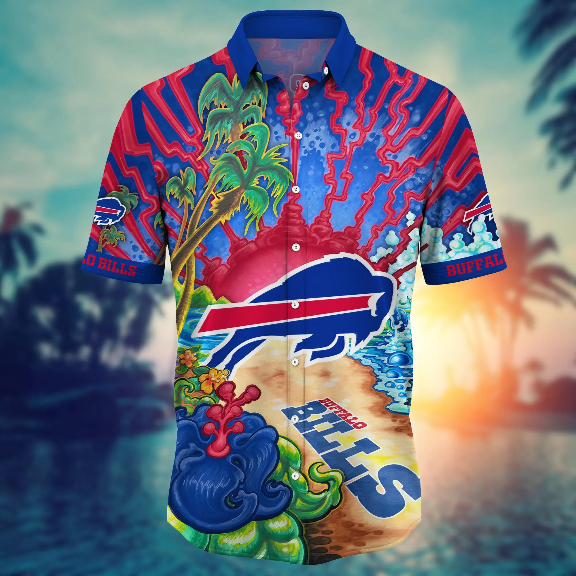 Buffalo Bills NFL Hawaiian Shirt Warm Seasontime Aloha Shirt