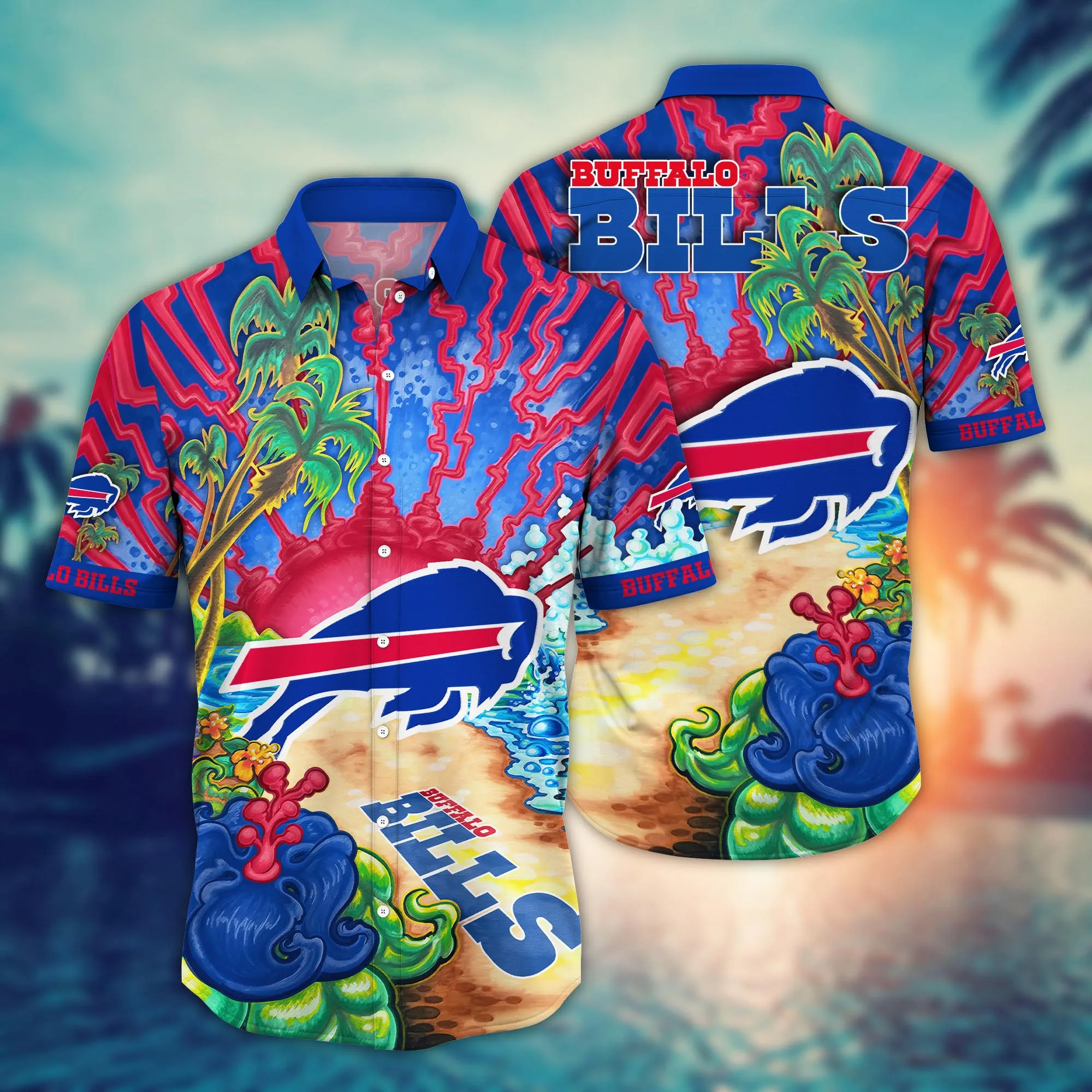 Buffalo Bills NFL Hawaiian Shirt Warm Seasontime Aloha Shirt