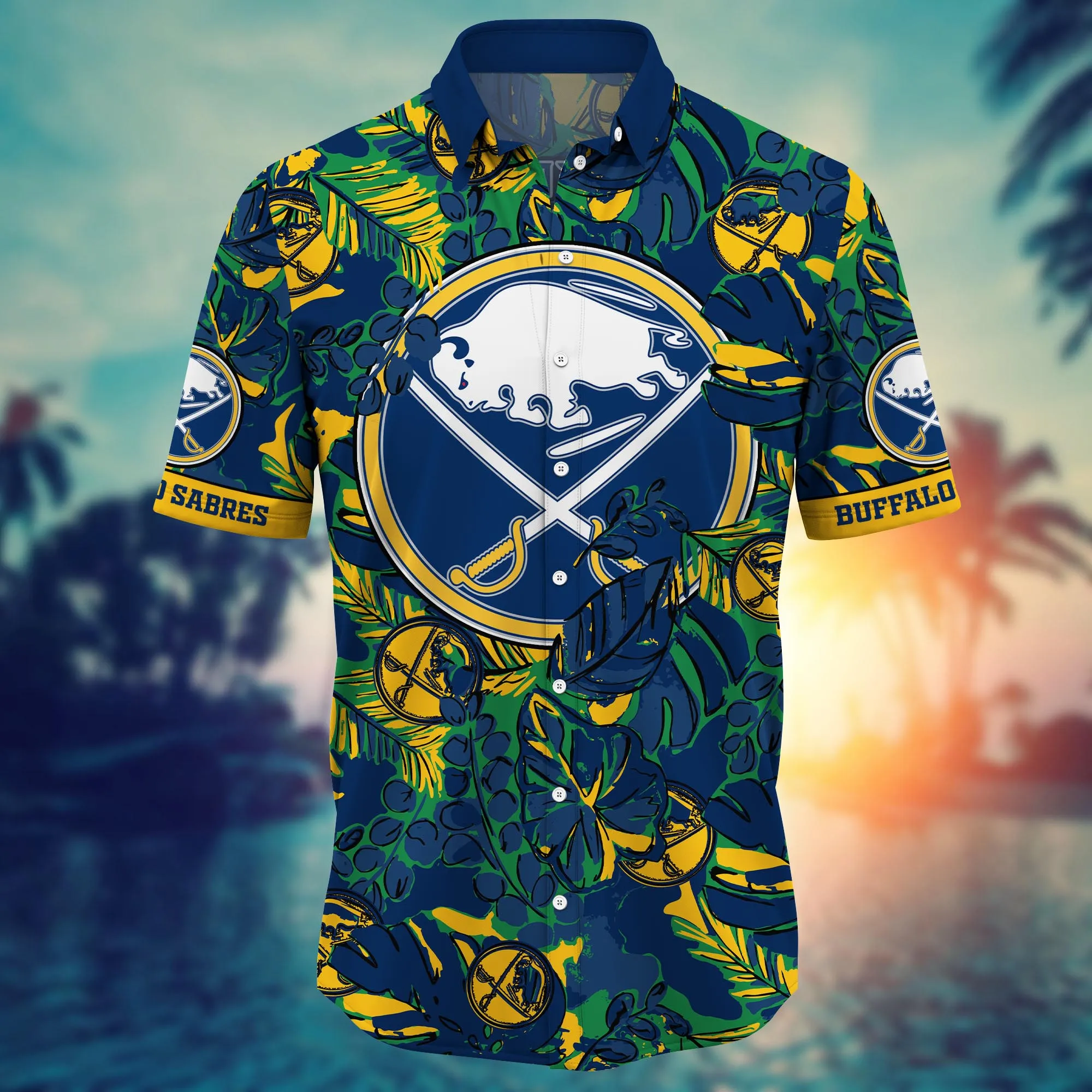 Buffalo Sabres NHL Hawaiian Shirt Heat Aloha Shirt