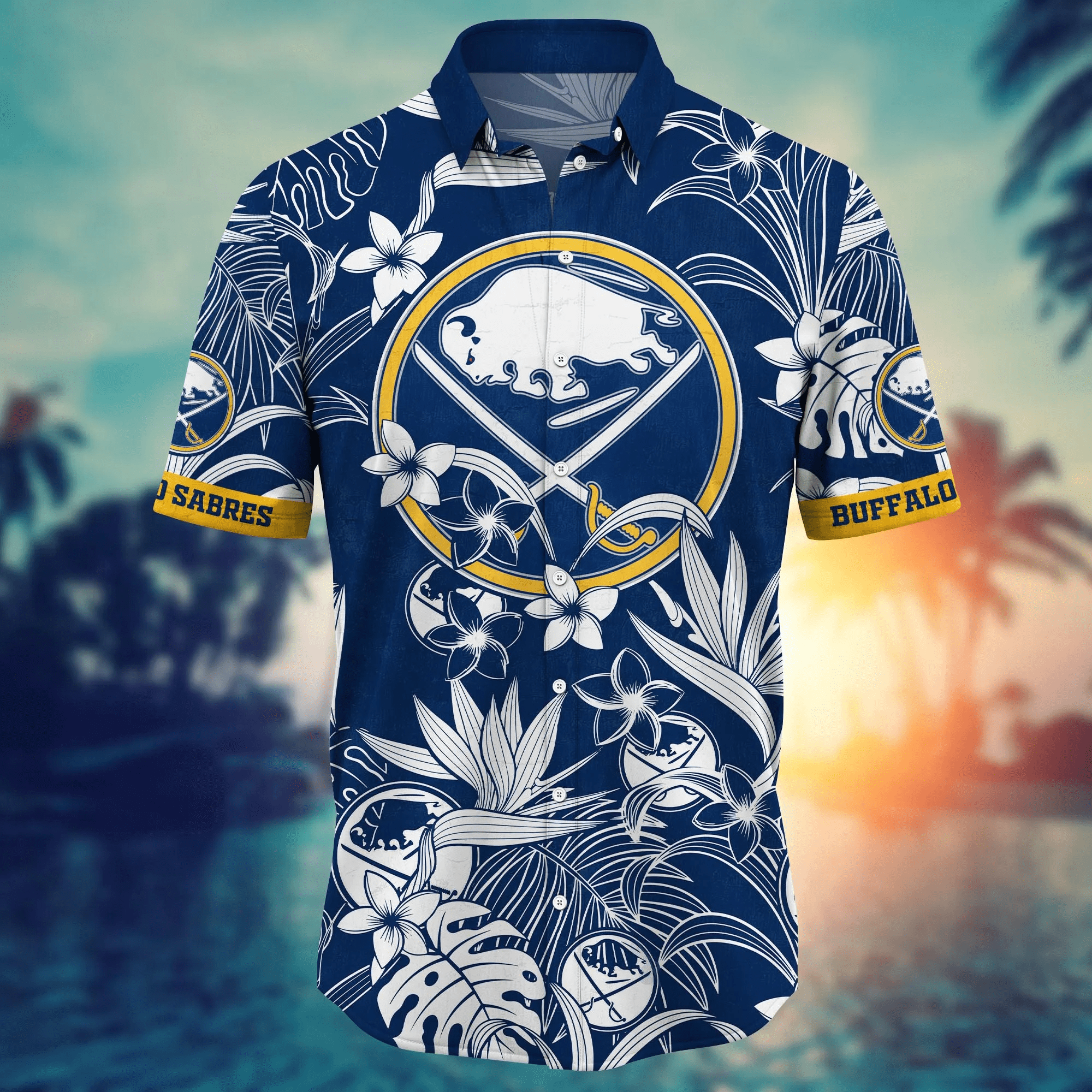 Buffalo Sabres NHL Hawaiian Shirt Lemonade Stands Aloha Shirt