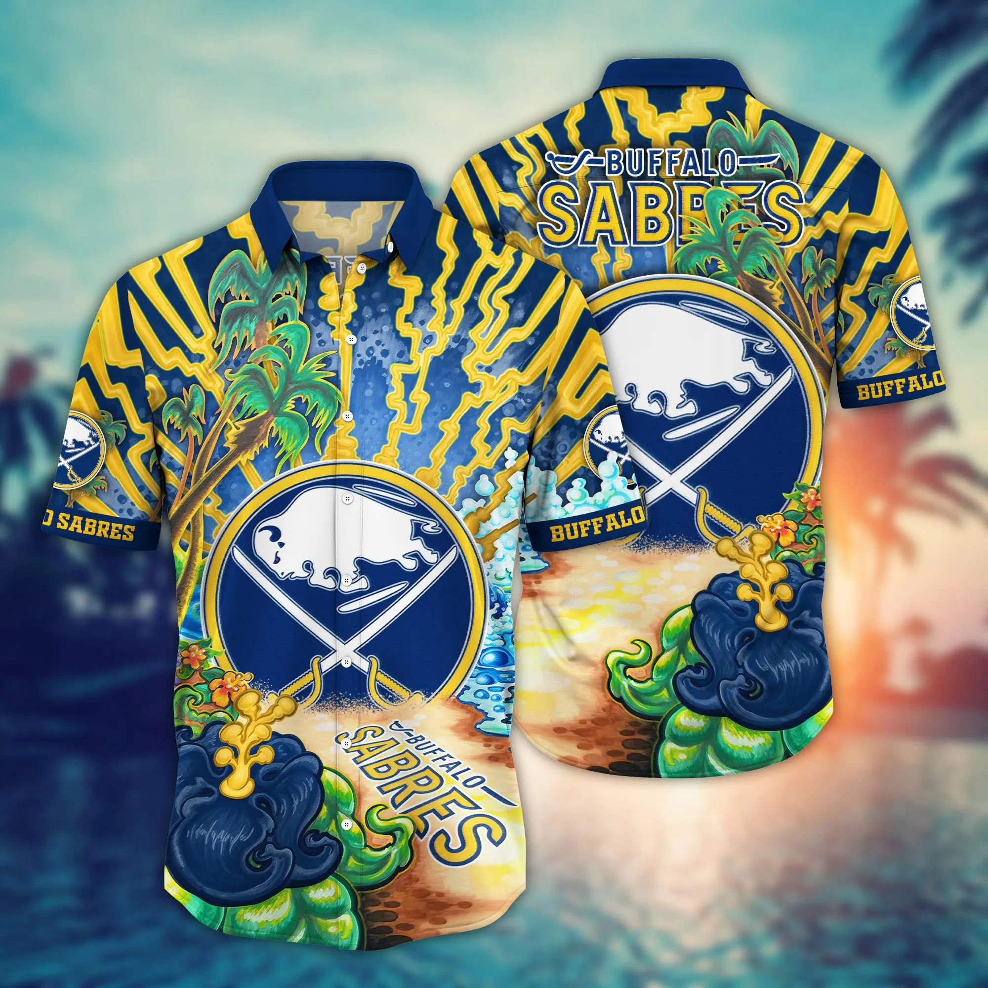 Buffalo Sabres NHL Hawaiian Shirt Picnicstime Aloha Shirt Buffalo Sabres NHL Hawaiian Shirt Picnicstime Aloha Shirt