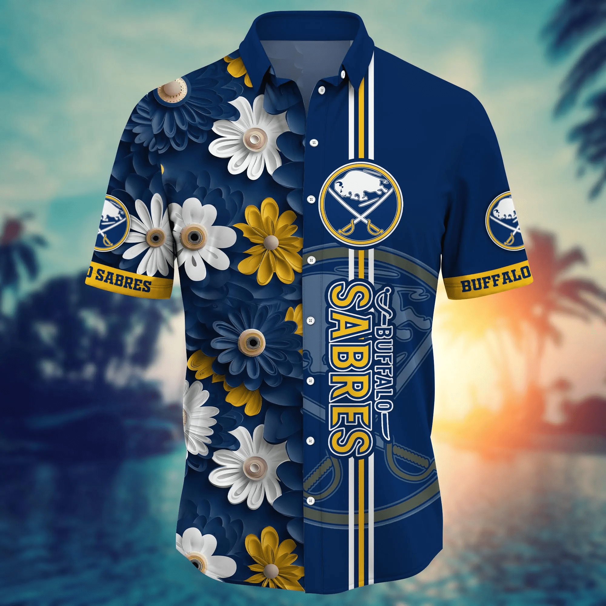 Buffalo Sabres NHL Hawaiian Shirt Summery Aloha Shirt