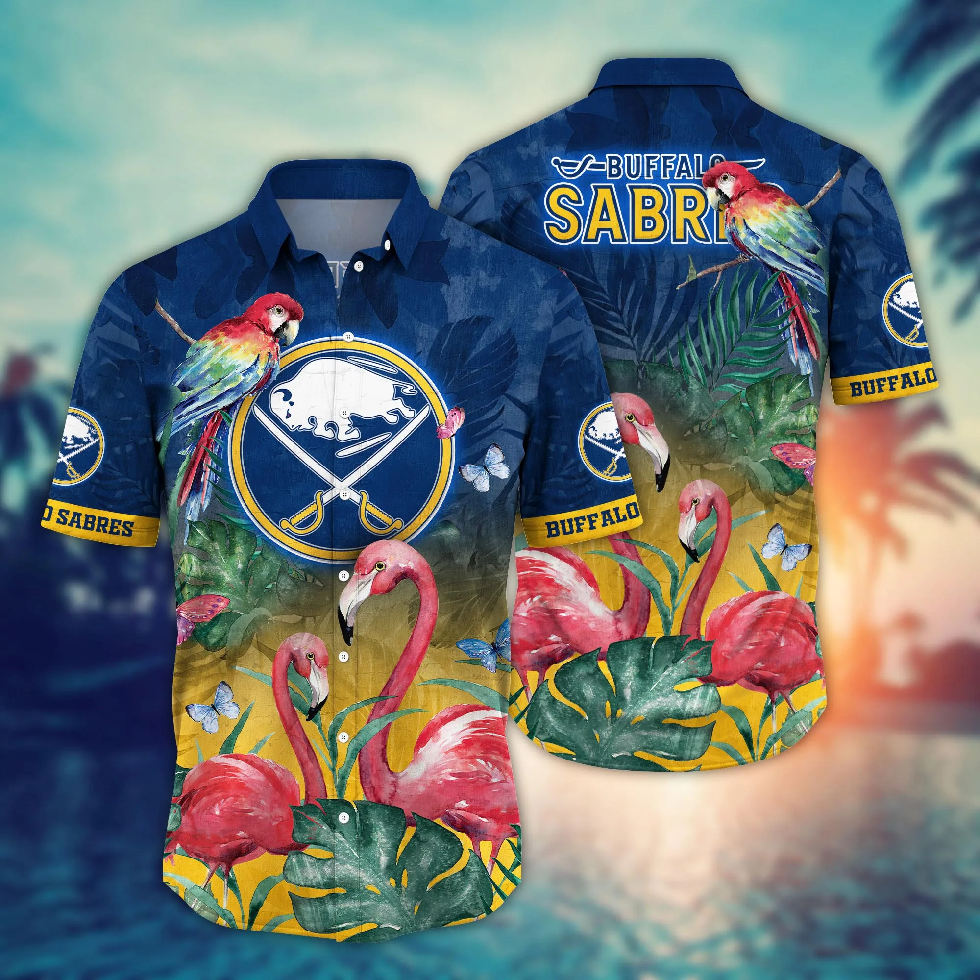 Buffalo Sabres NHL Hawaiian Shirt Warm Season Aloha Shirt