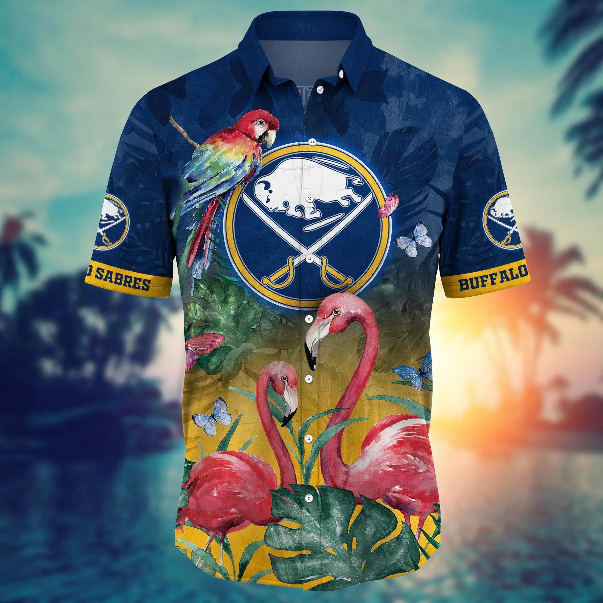 Buffalo Sabres NHL Hawaiian Shirt Warm Season Aloha Shirt