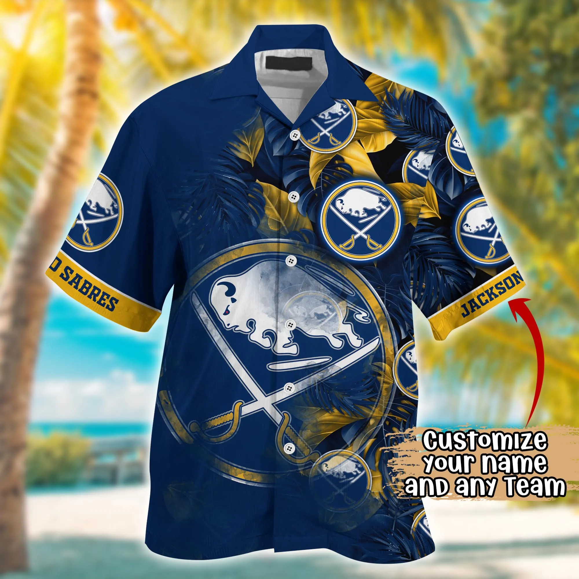 Buffalo Sabres NHL Summer Hawaii Shirt And Tshirt Custom Aloha Shirt