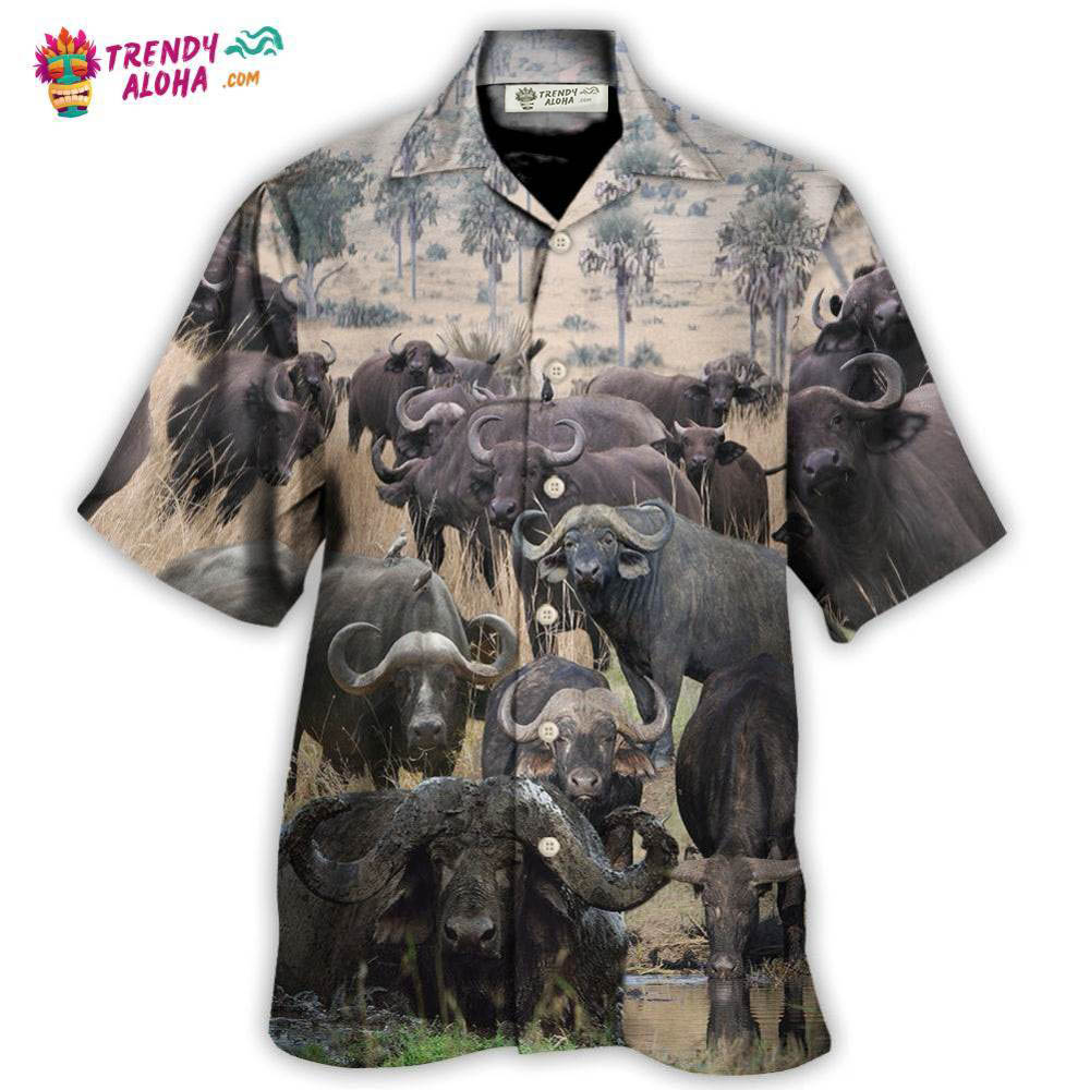 Buffalo This Is Our Happy Place Hawaiian Shirt – Trendy Aloha Buffalo This Is Our Happy Place Hawaiian Shirt – Trendy Aloha