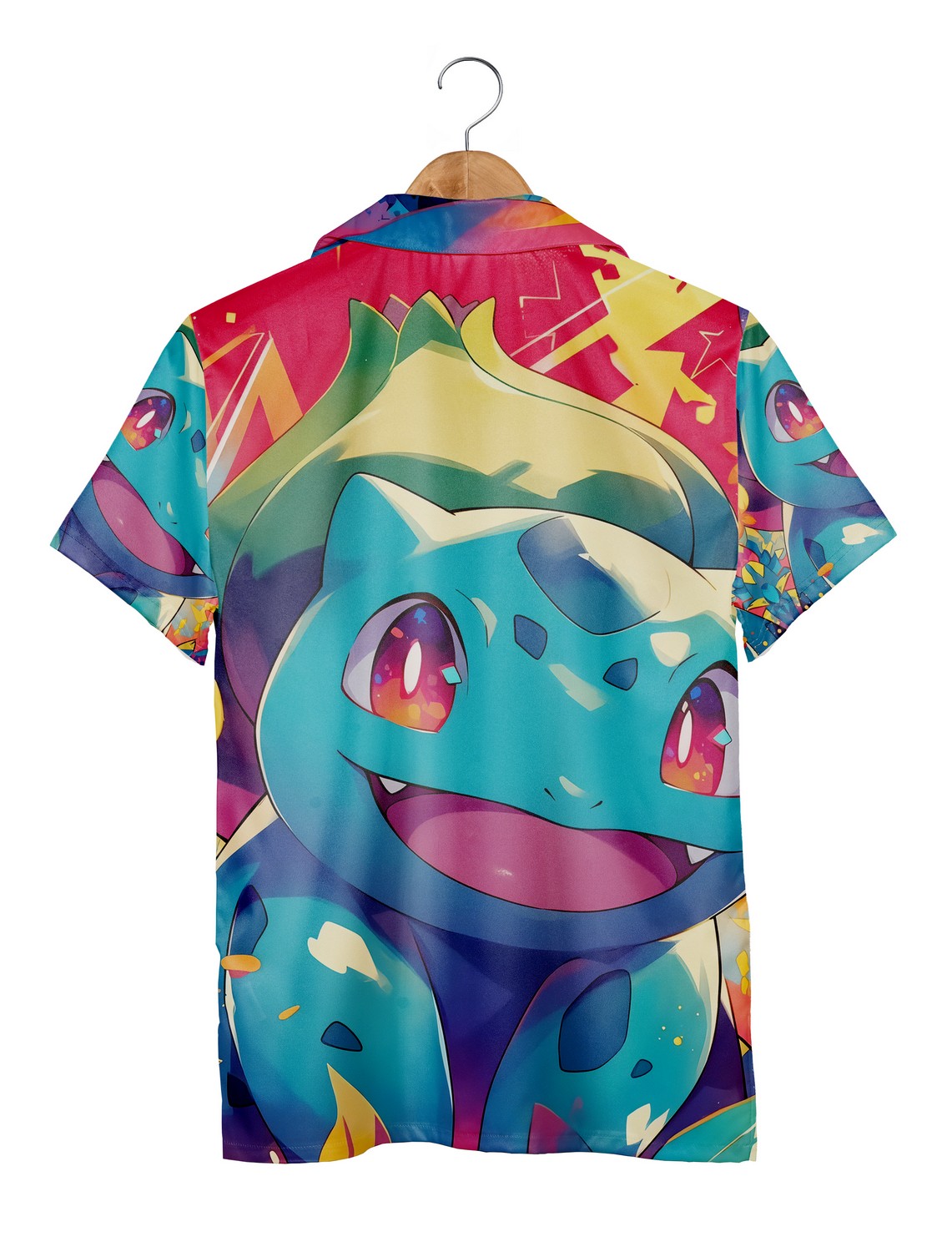 Bulbasaur Attack Pokemon Button Up Trending Hawaiian Shirt Aloha Anime Shirt