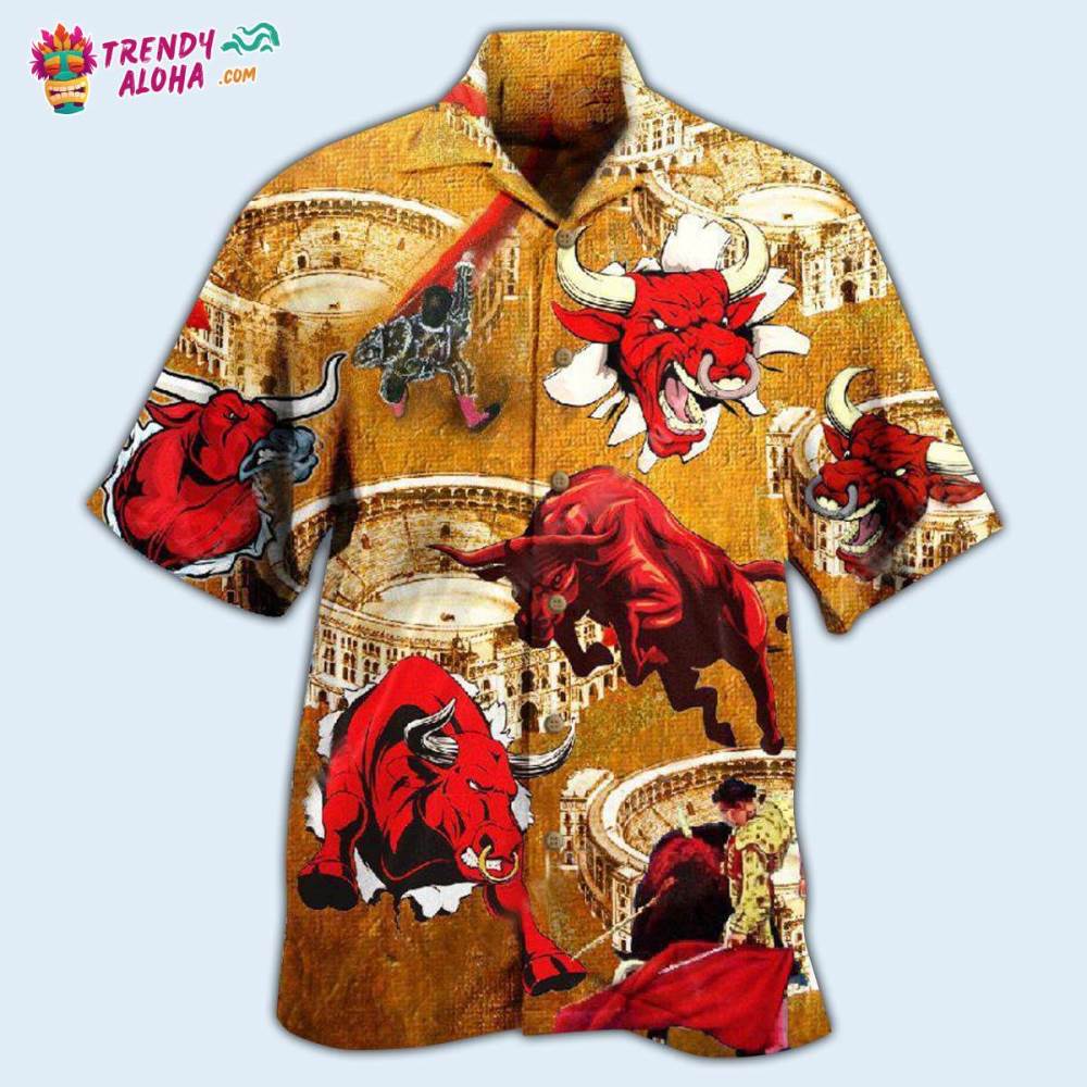 Bull Animals Do Not Win Bull Fight Hawaiian Shirt – Trendy Aloha