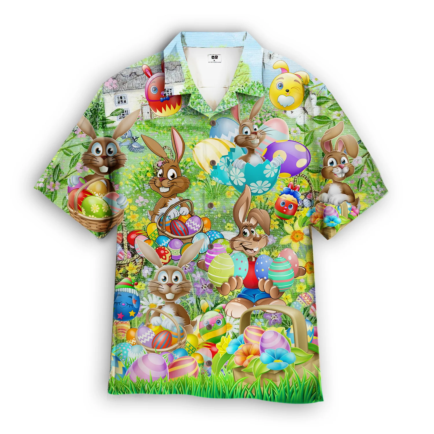 Bunny Enjoy Easter Day Aloha Trendy Hawaiian Shirts