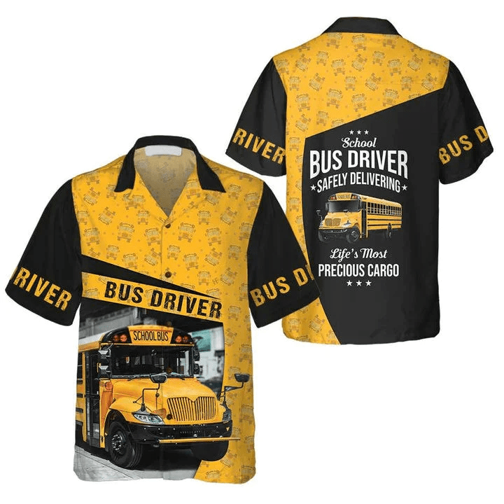 Bus Driver Trendy Hawaiian Shirt For Men, Bus Driver Summer Aloha Shirt, Bus Driver Lover Gifts Bus Driver Trendy Hawaiian Shirt For Men, Bus Driver Summer Aloha Shirt, Bus Driver Lover Gifts