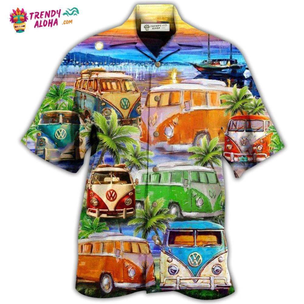 Bus Good Times And Tan Lines On The Beach Hawaiian Shirt – Trendy Aloha Bus Good Times And Tan Lines On The Beach Hawaiian Shirt – Trendy Aloha