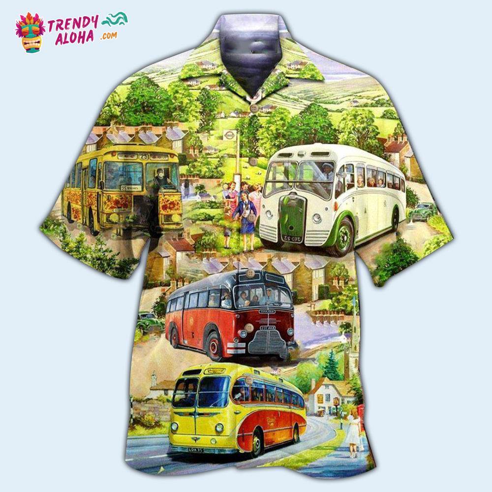 Bus Make Bus Driver Great Again And Again Field Hawaiian Shirt – Trendy Aloha