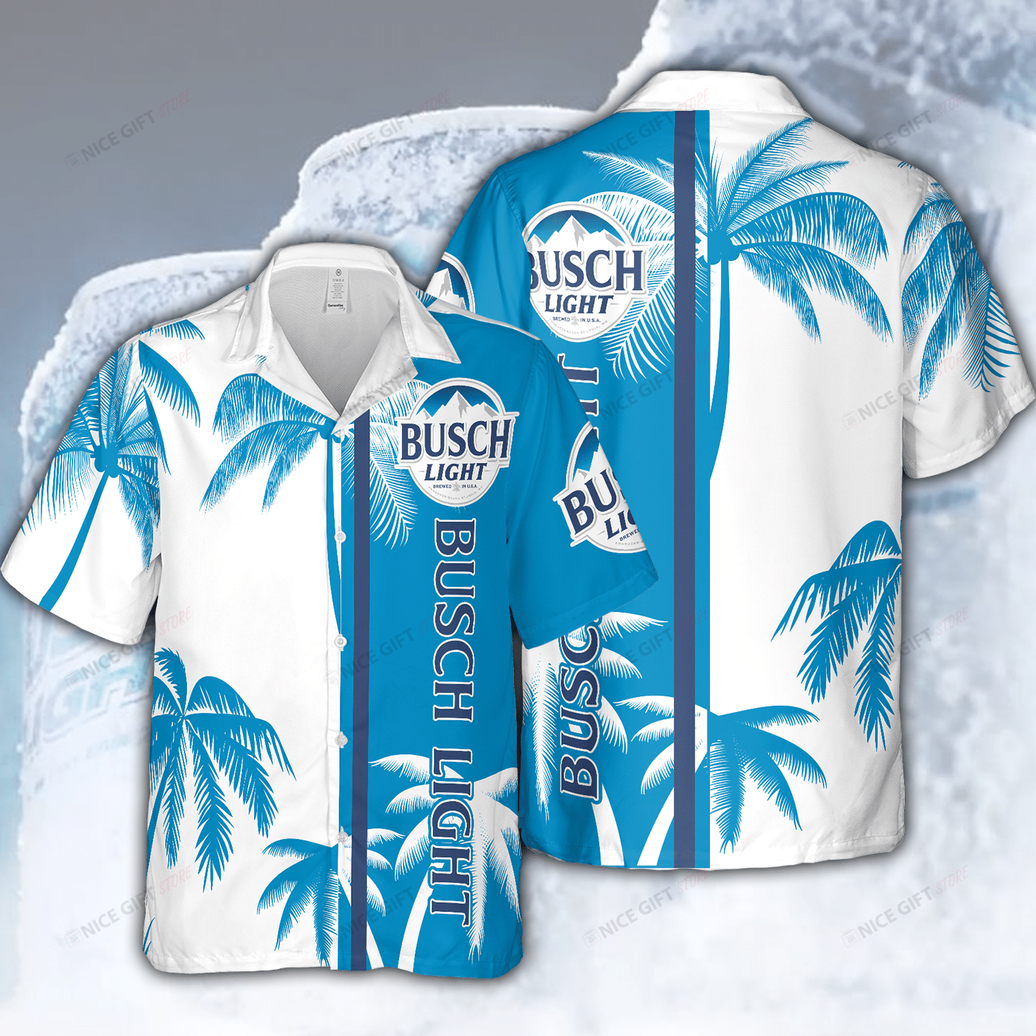 Busch Light Classic Hawaiian Shirt Design Statement