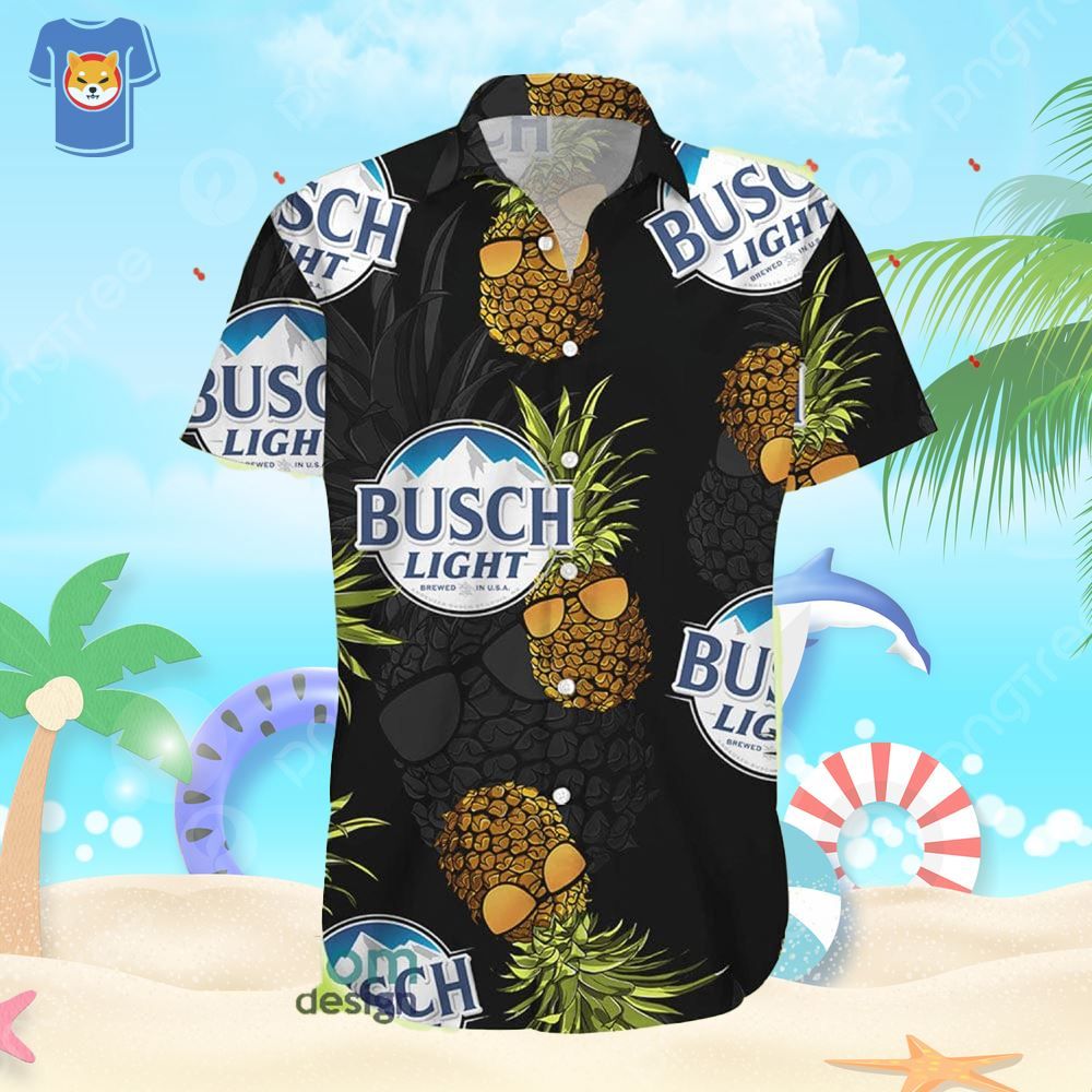 Busch Light Pineapple Hawaiian Shirt Best Summer Gift For Fans