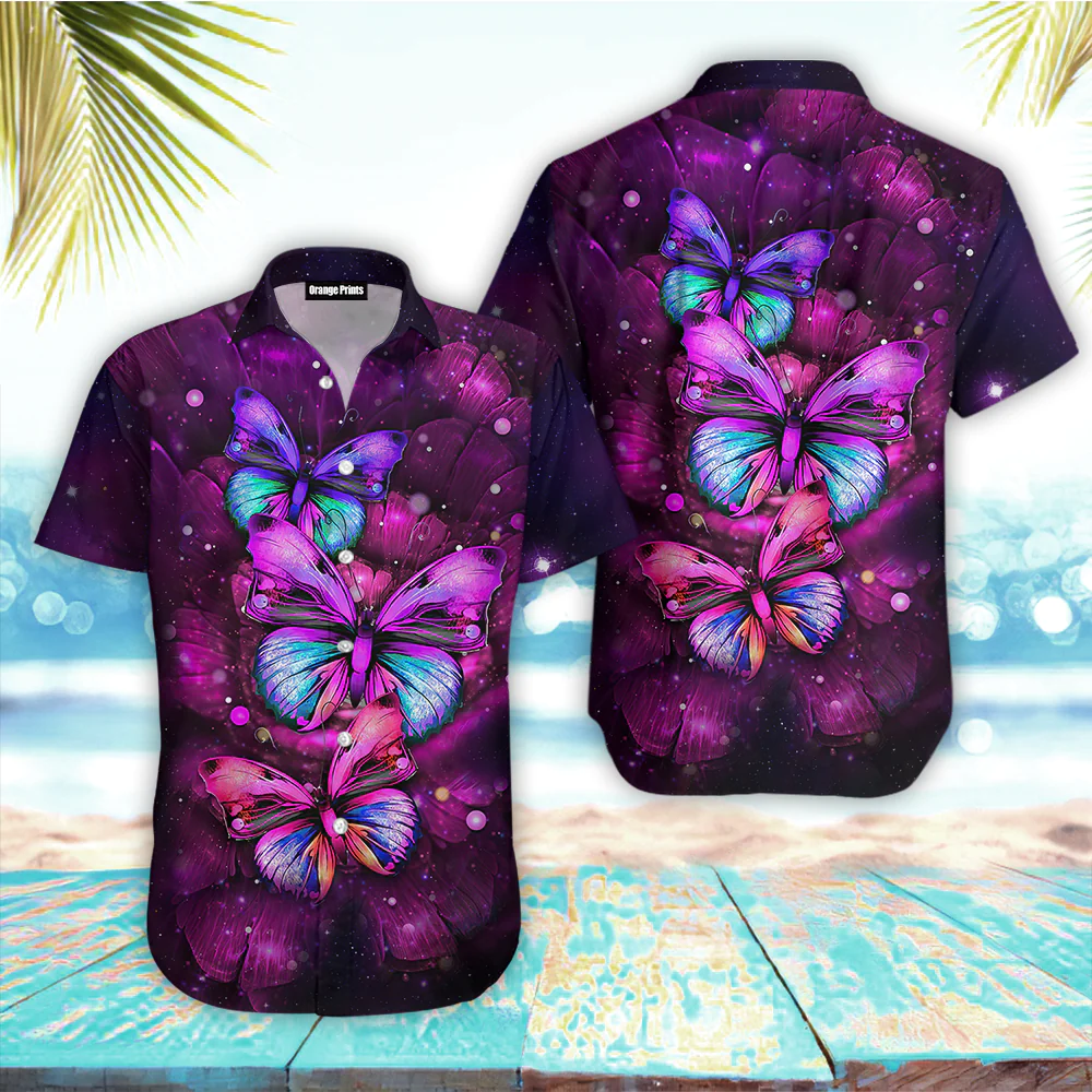 Butterfly Beautiful Trendy Hawaiian Shirt For