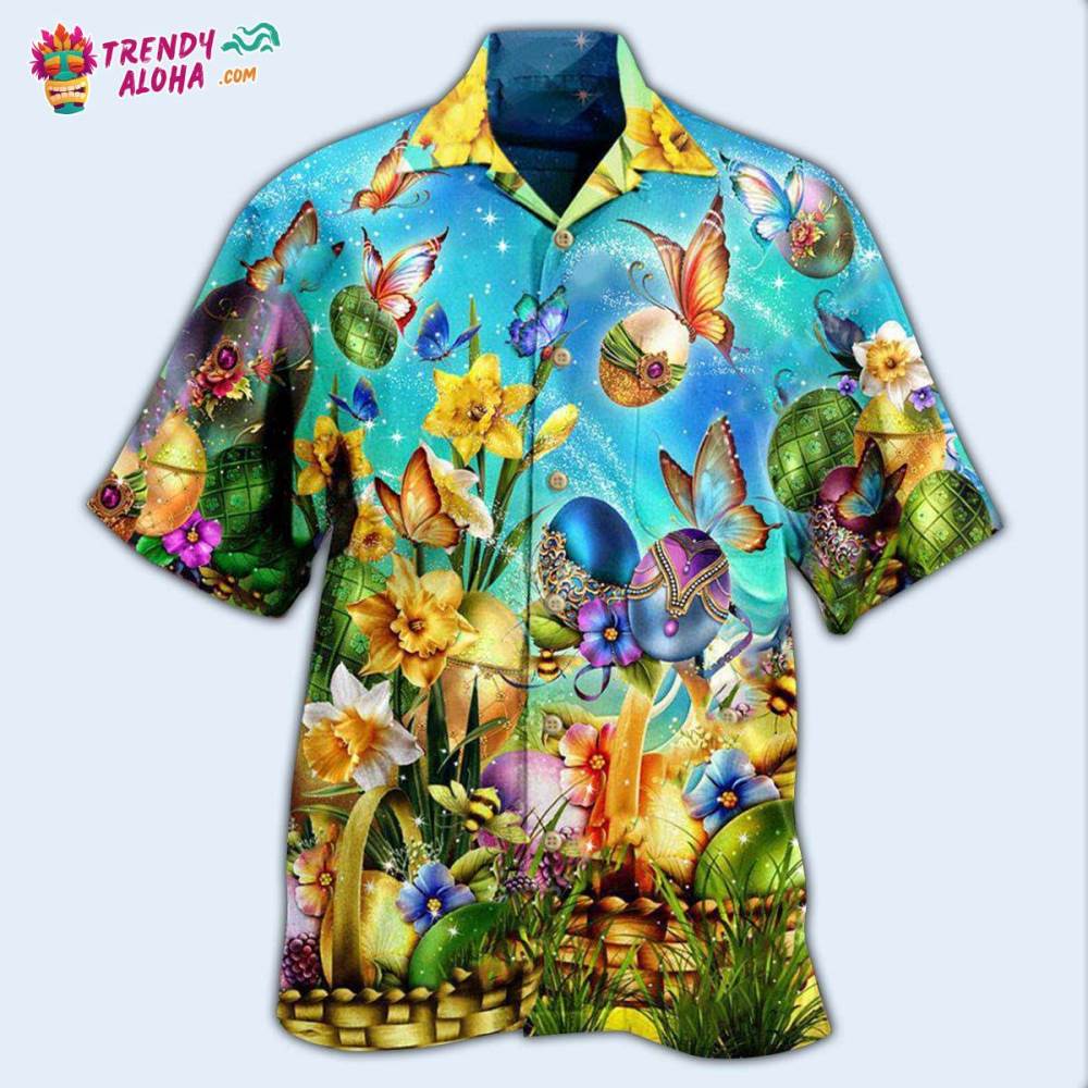 Butterfly Easter Have A Blessed Butterfly Hawaiian Shirt – Trendy Aloha
