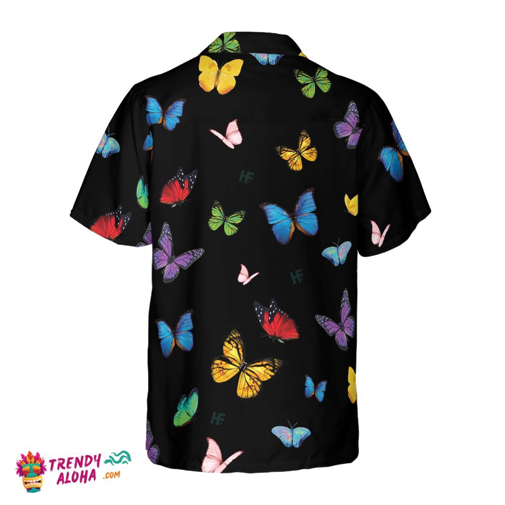 Butterfly Seamless Pattern Hawaiian Shirt